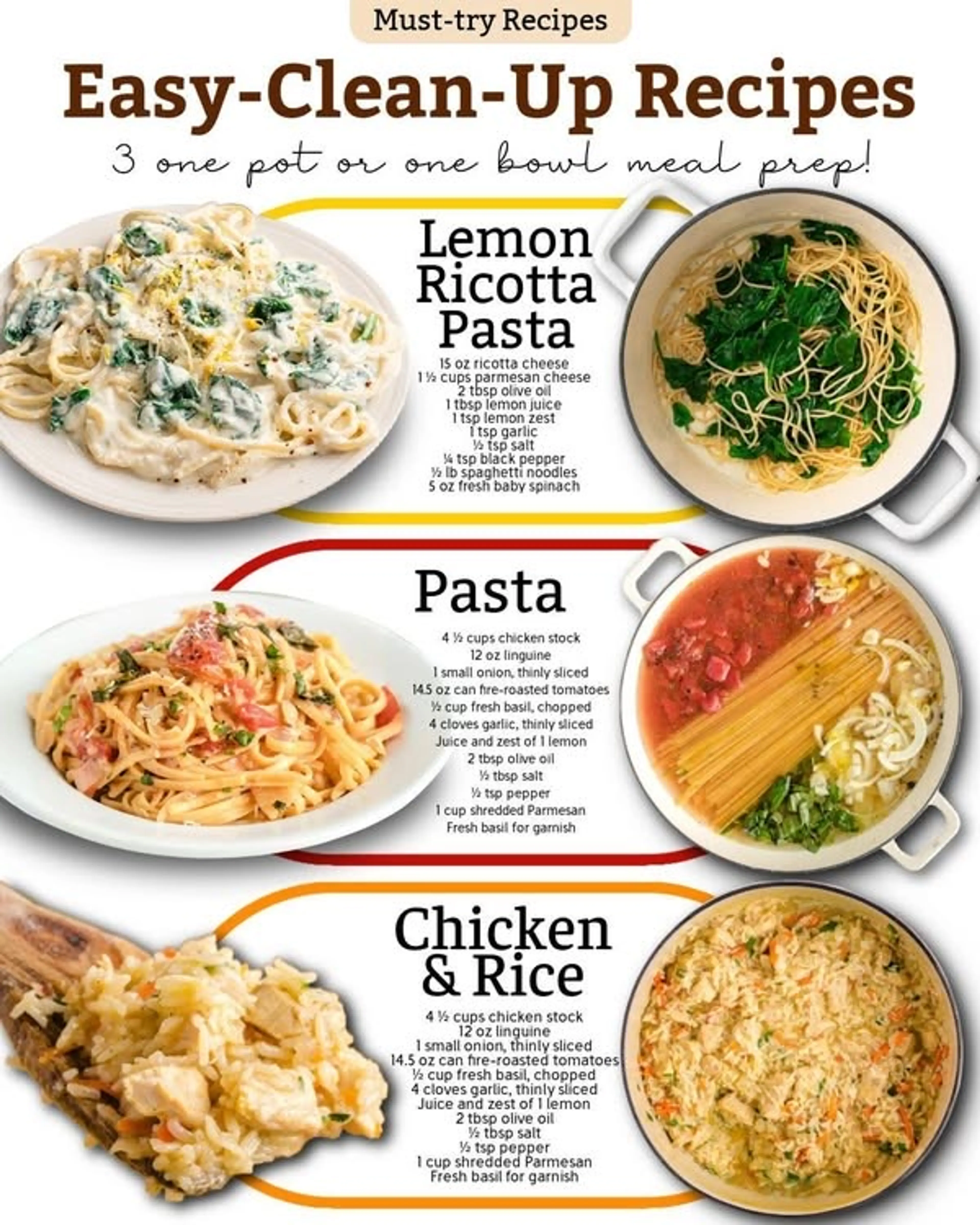 Less Mess, Less Stress! 3 One-pot or One-bowl Meals Perfect