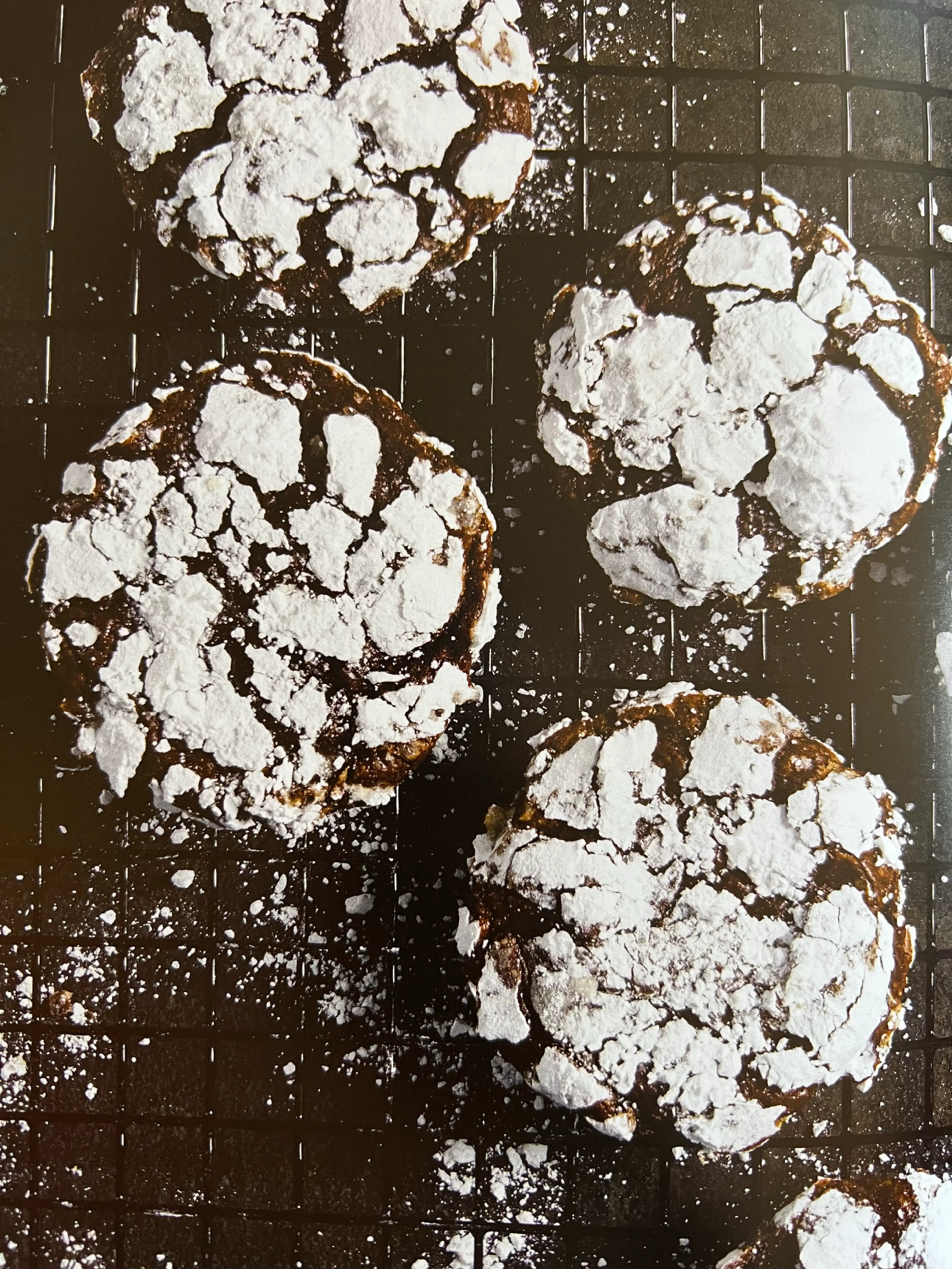 Dark Chocolate-Espresso Crinkle Cookies