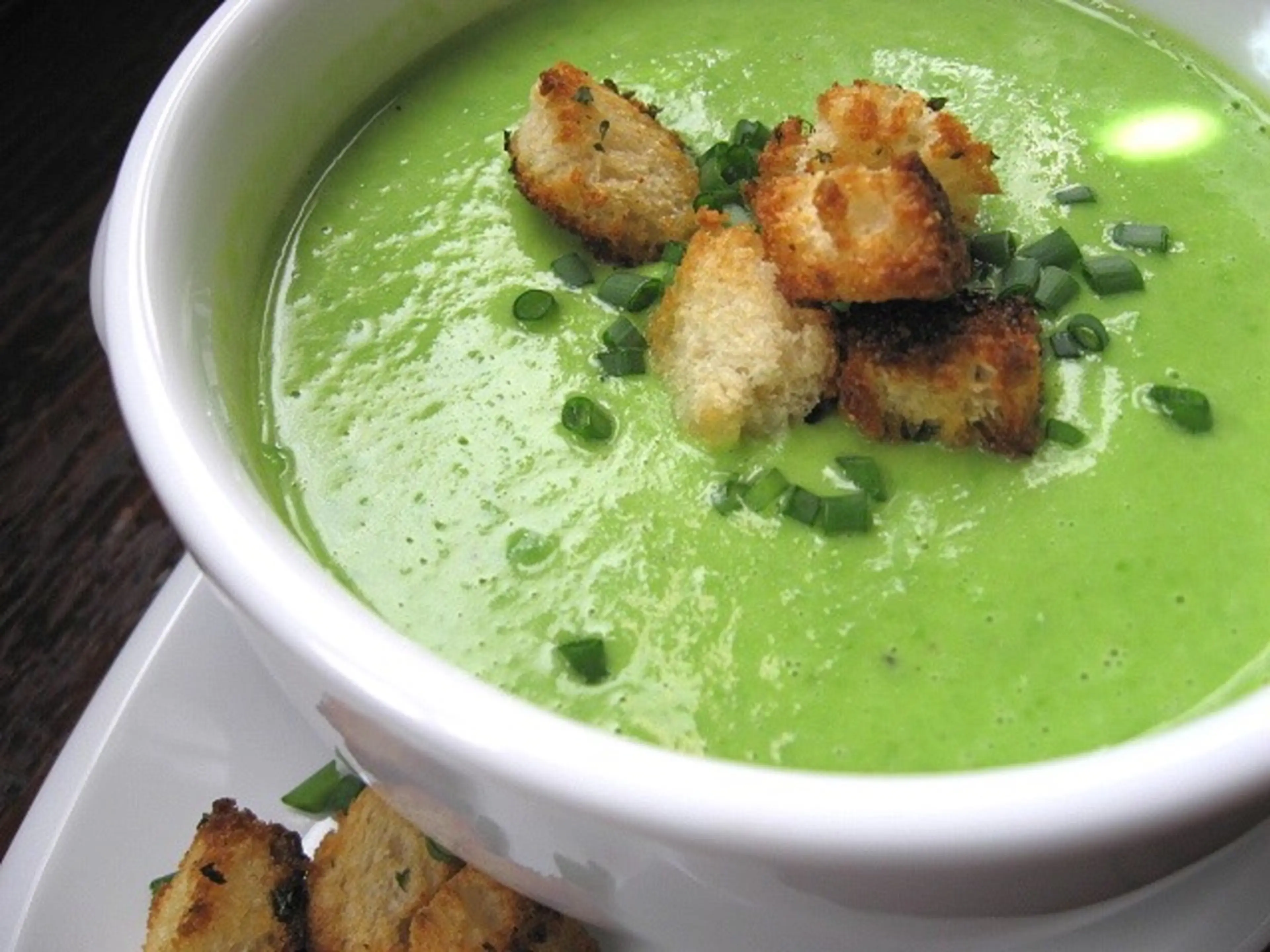 Barefoot Contessa's Fresh Pea Soup
