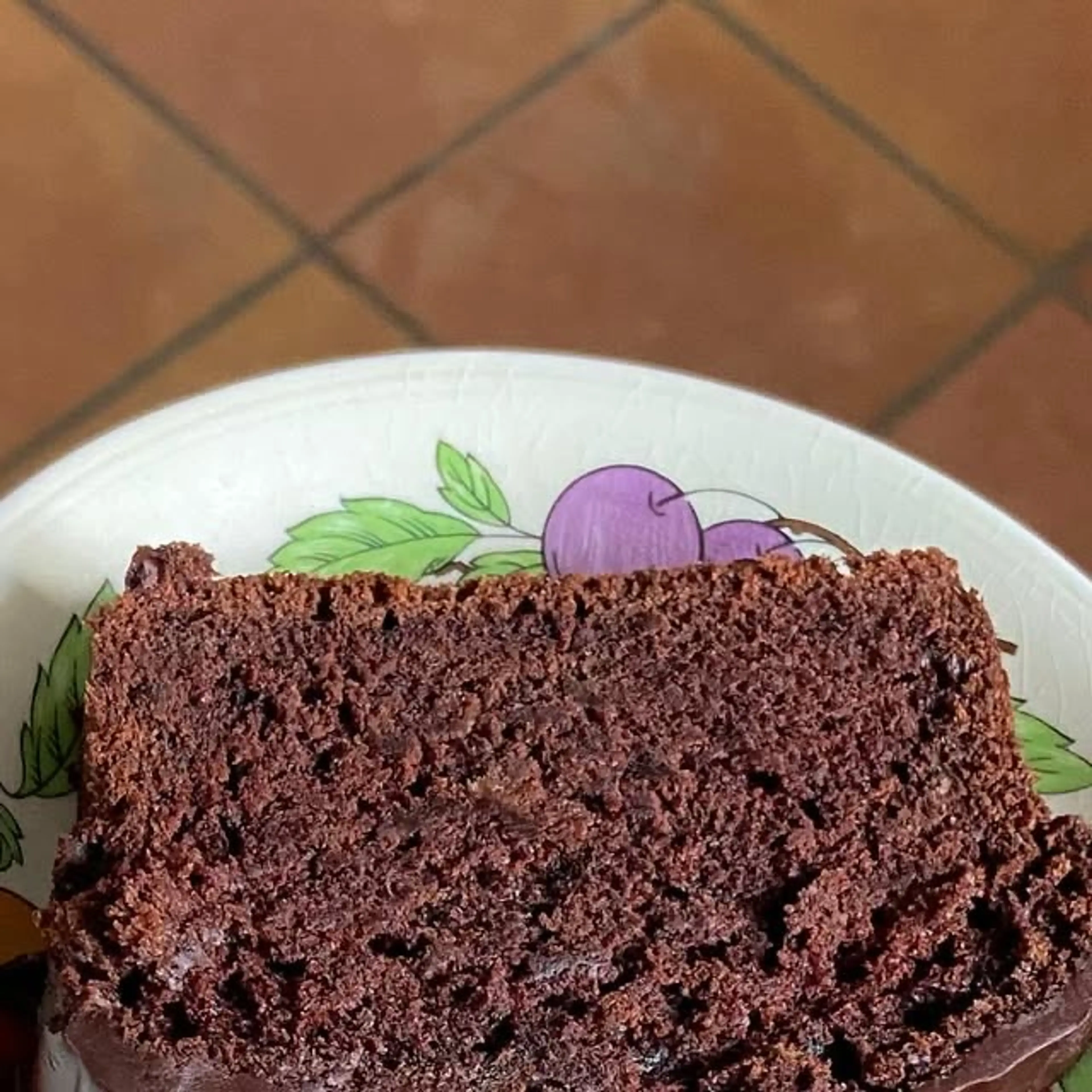 Banana Chocolate Cake With Chocolate Fudge Icing