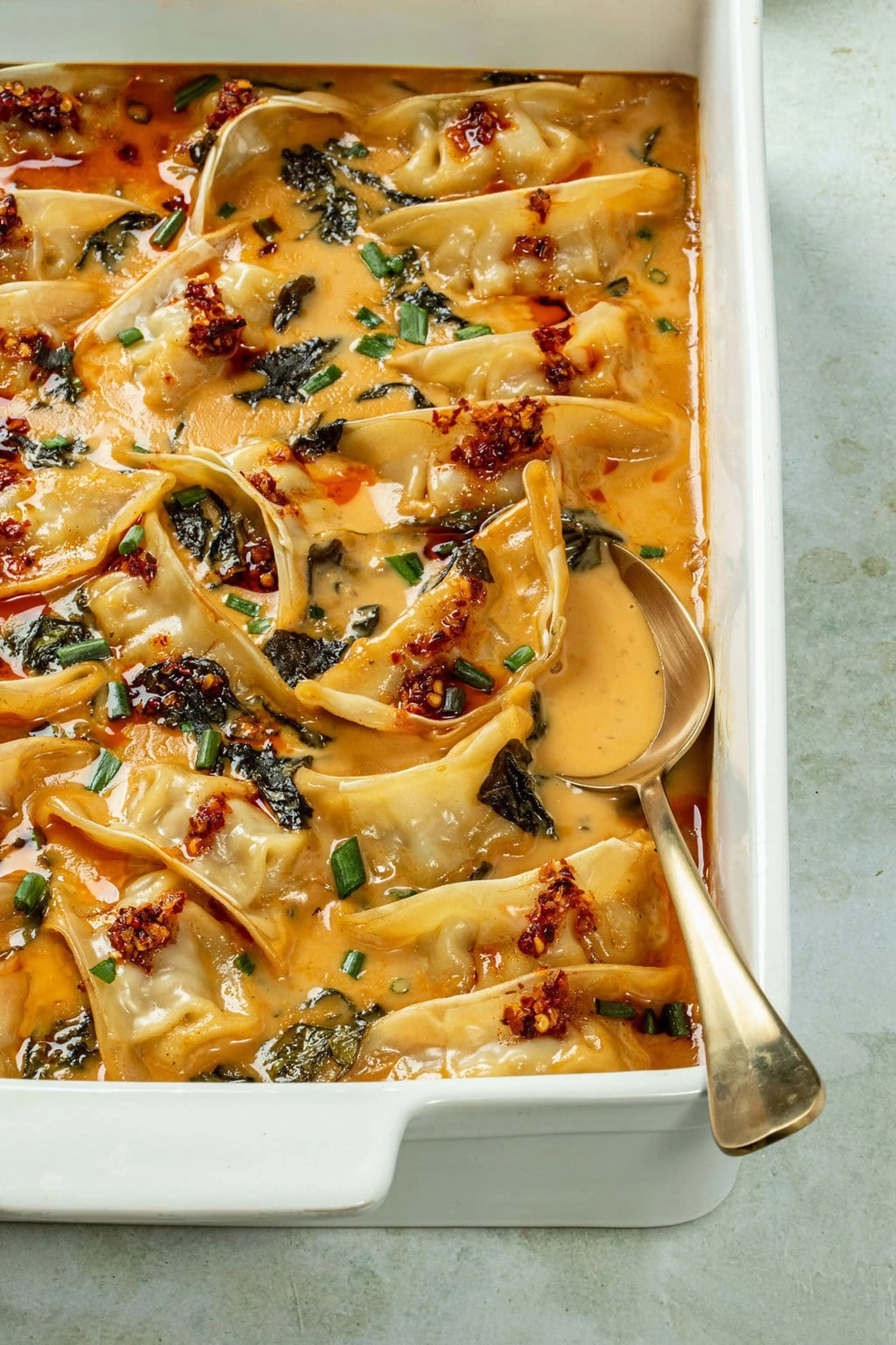 Viral Trader Joe's Dumpling Bake