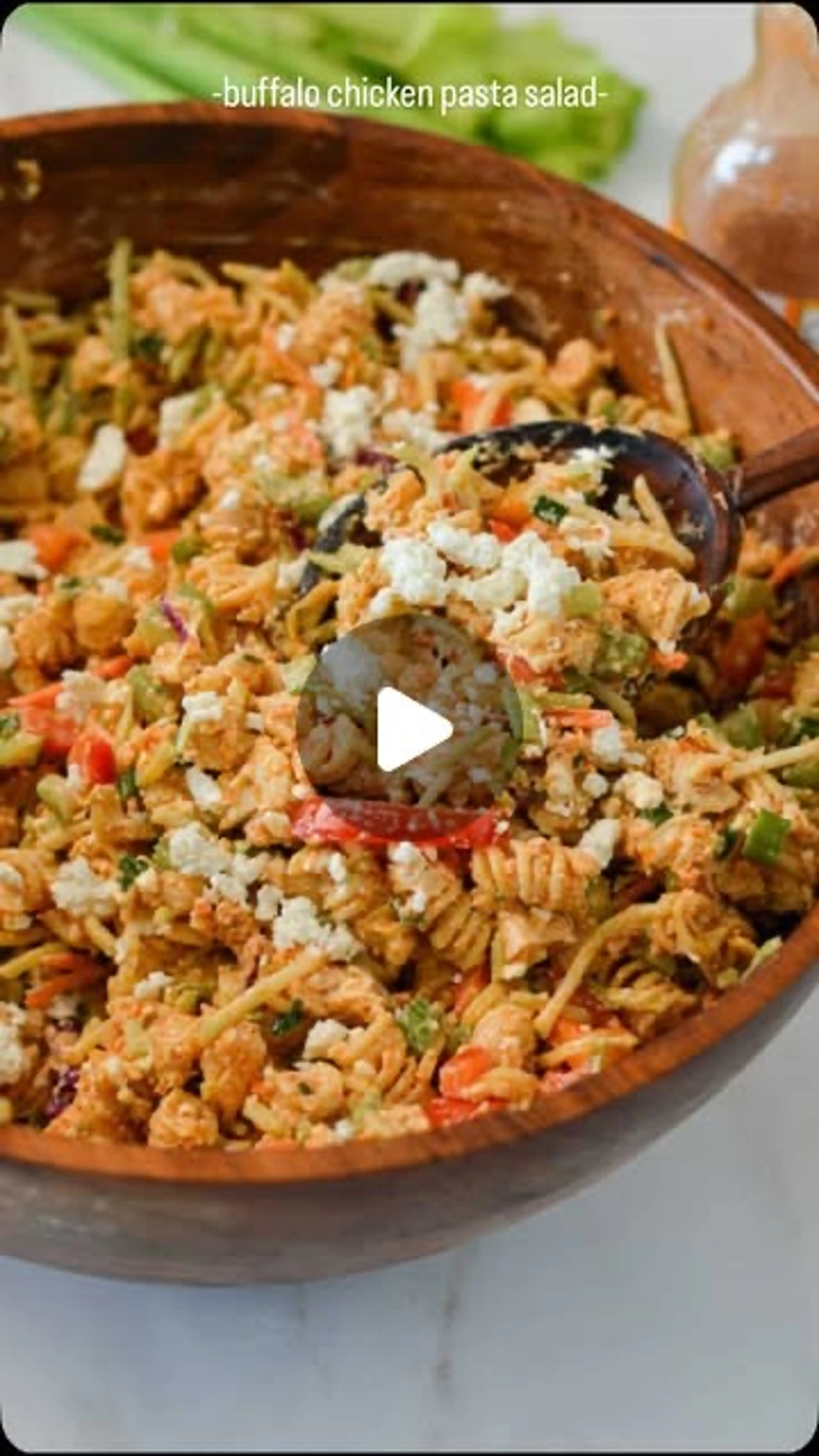 Buffalo Chicken Pasta Salad