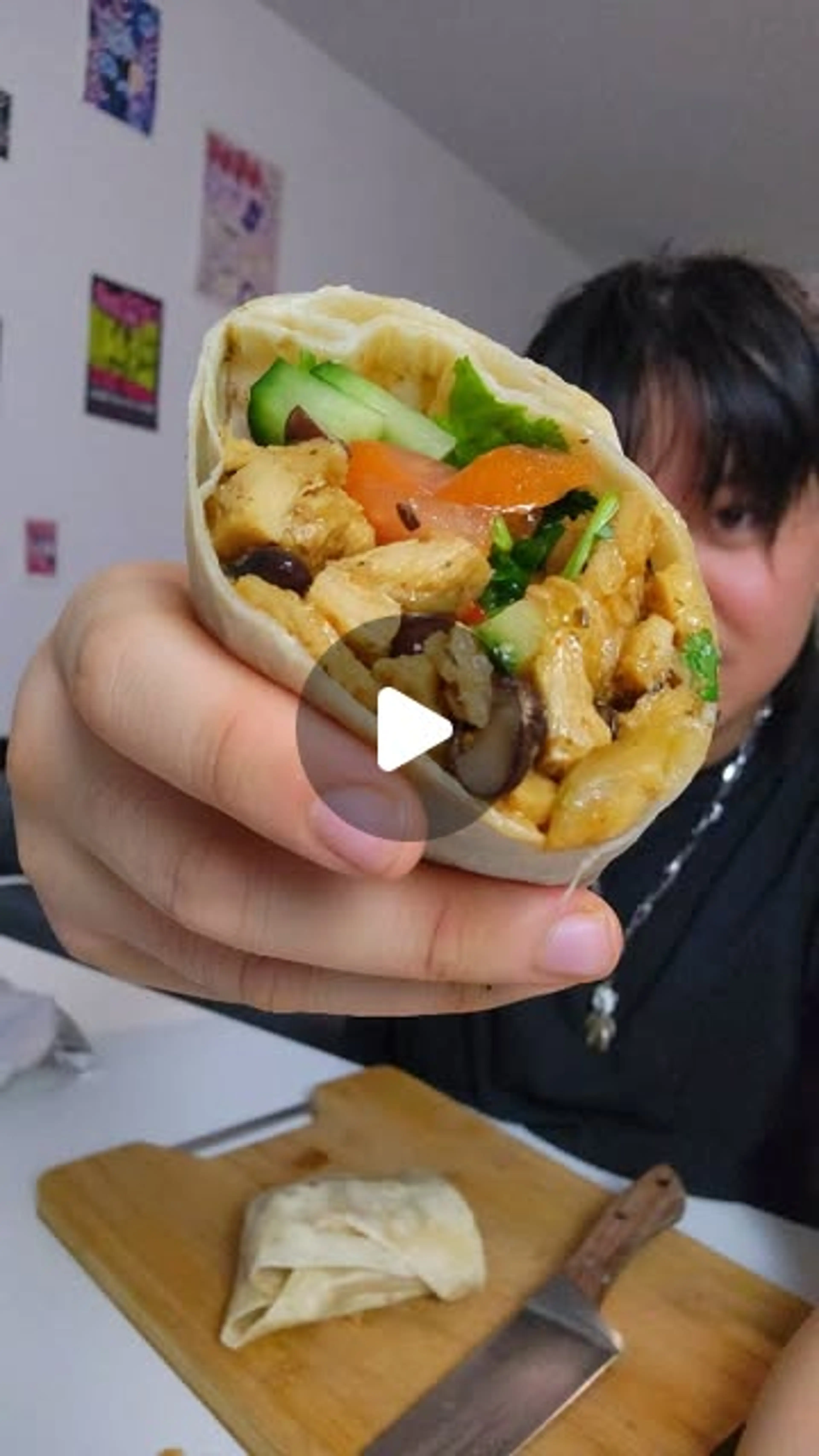 70g Proteins Vegan Chicken Wrap