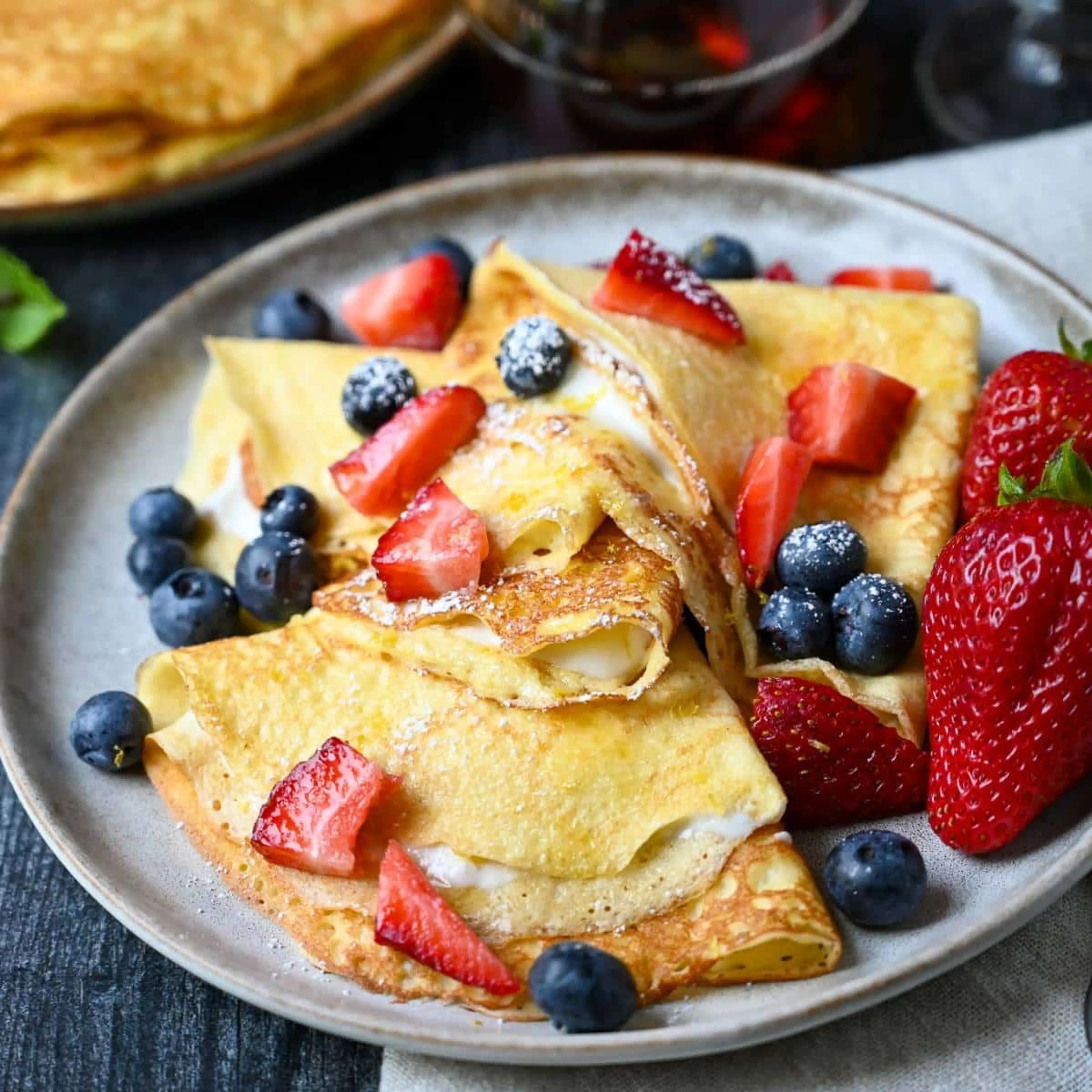Cottage Cheese Crepes