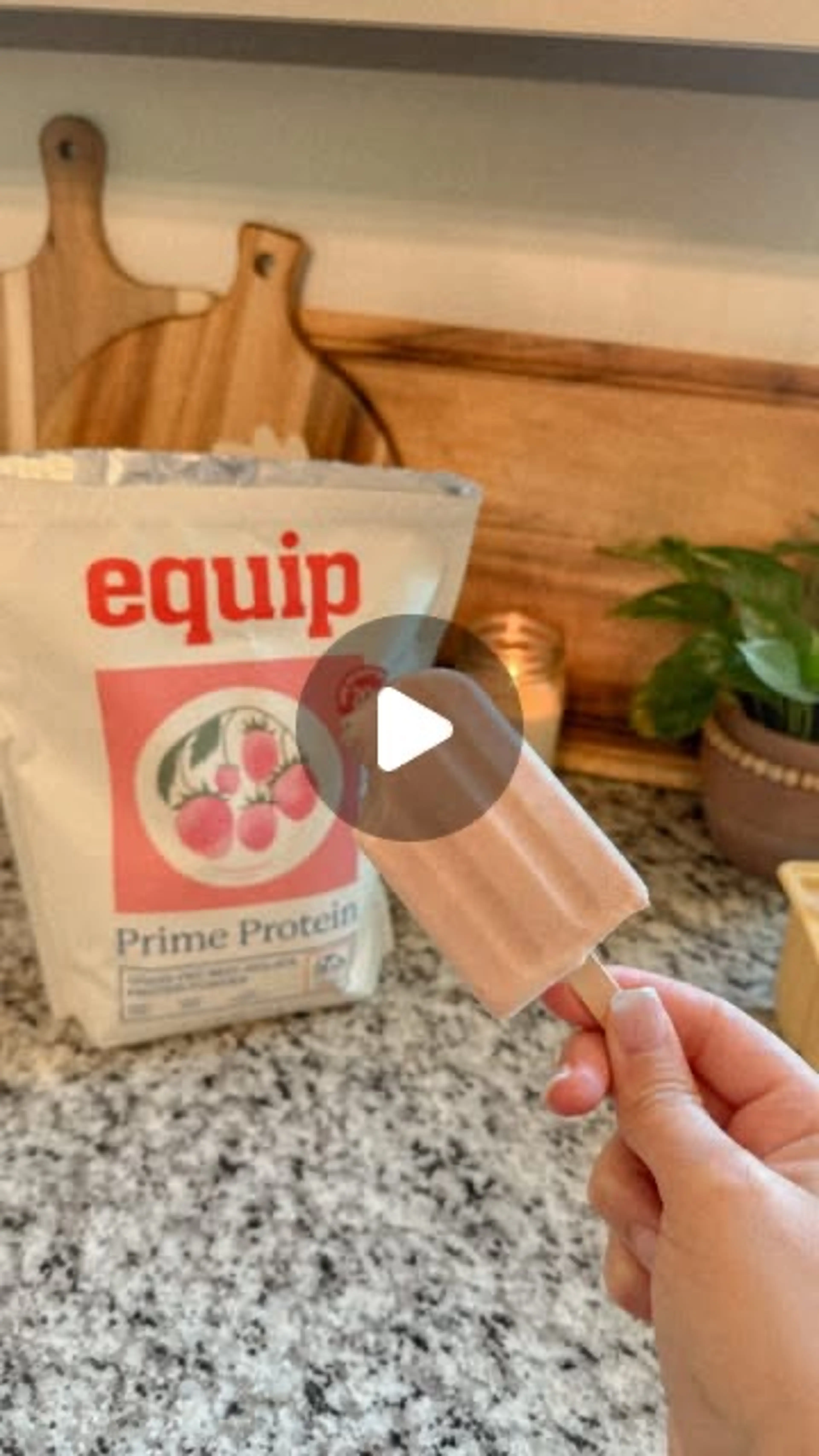 These Strawberry Protein Popsicles Have Been on Repeat Latel