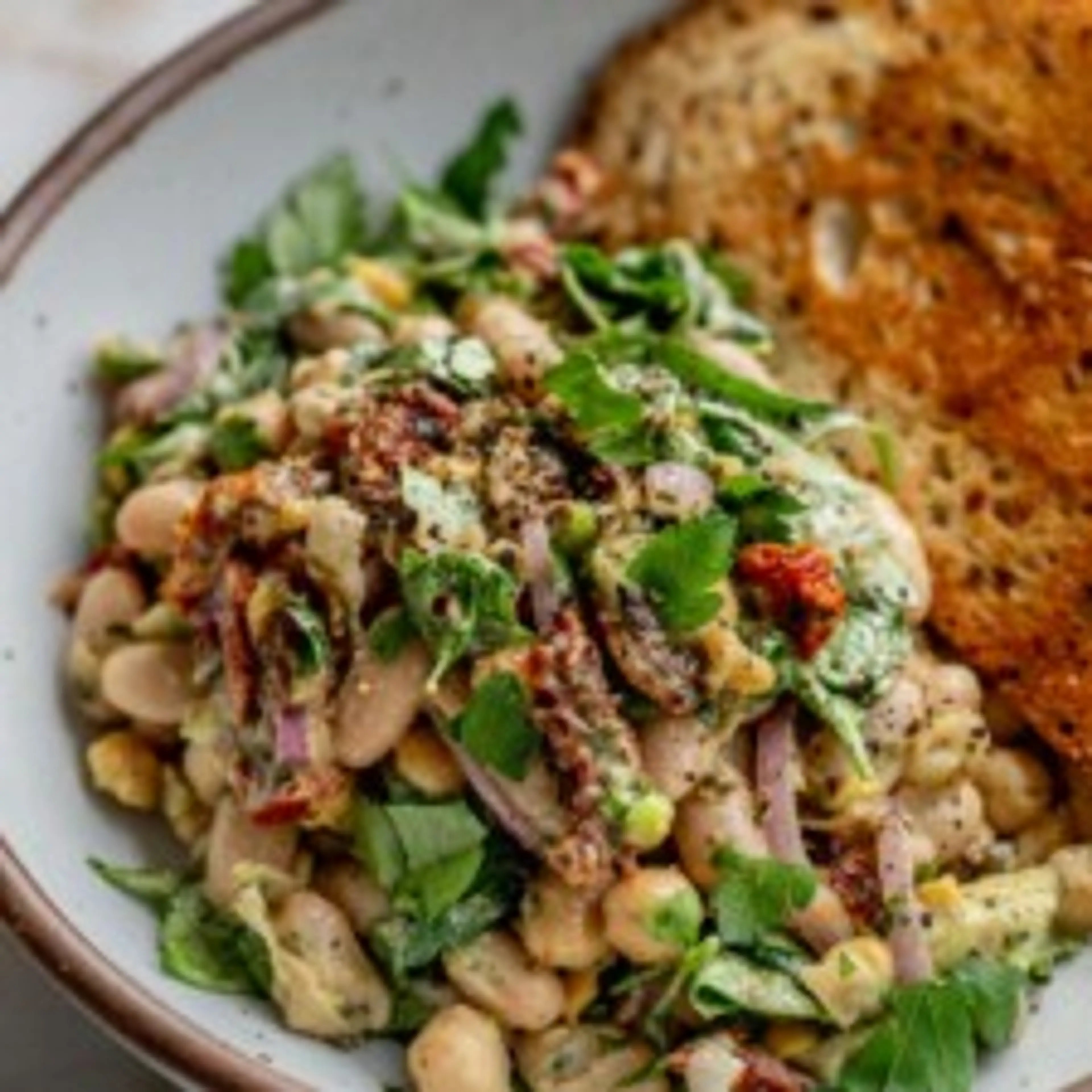 Marinated Sun-dried Tomato Bean Salad