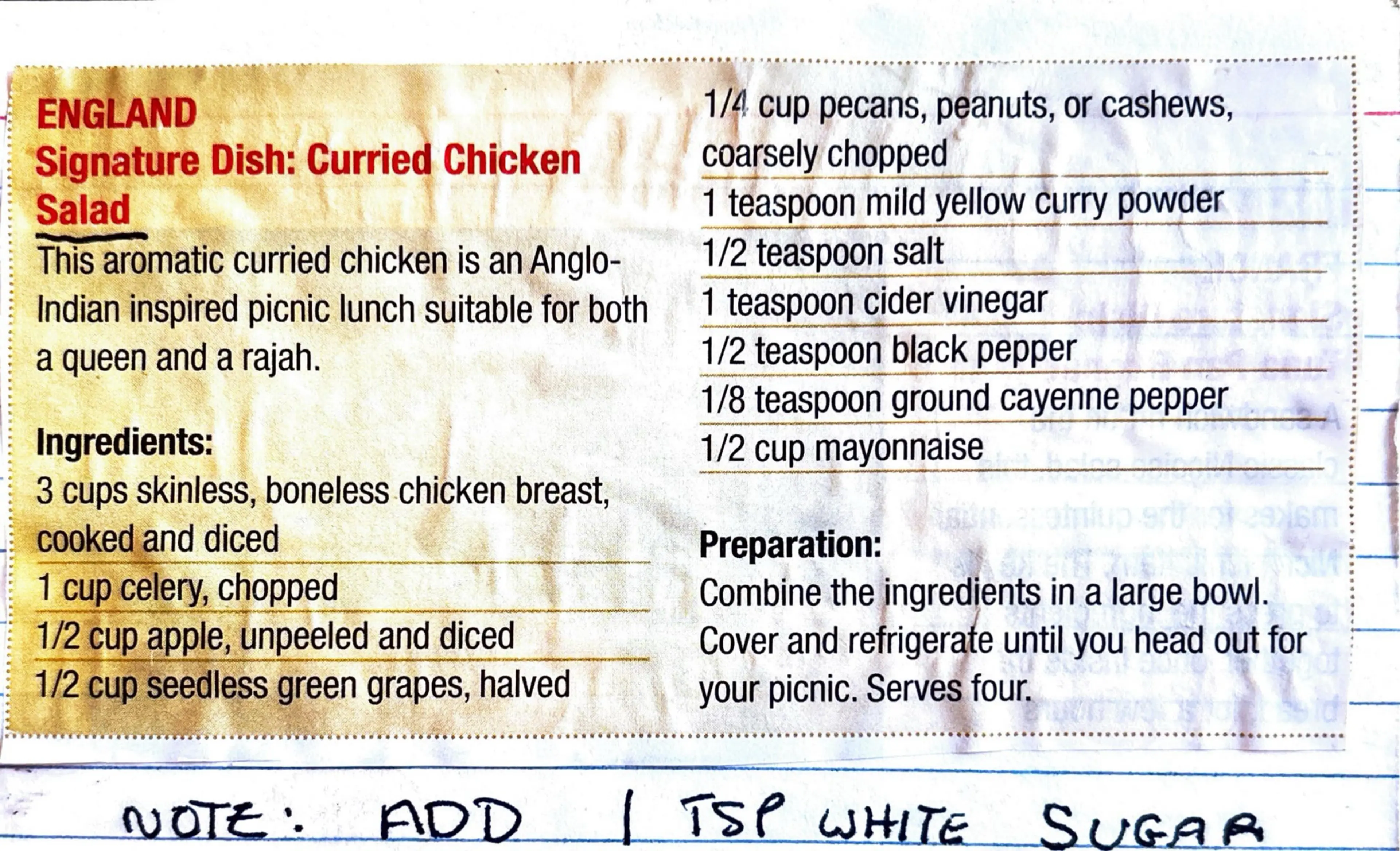 Curried Chicken Salad