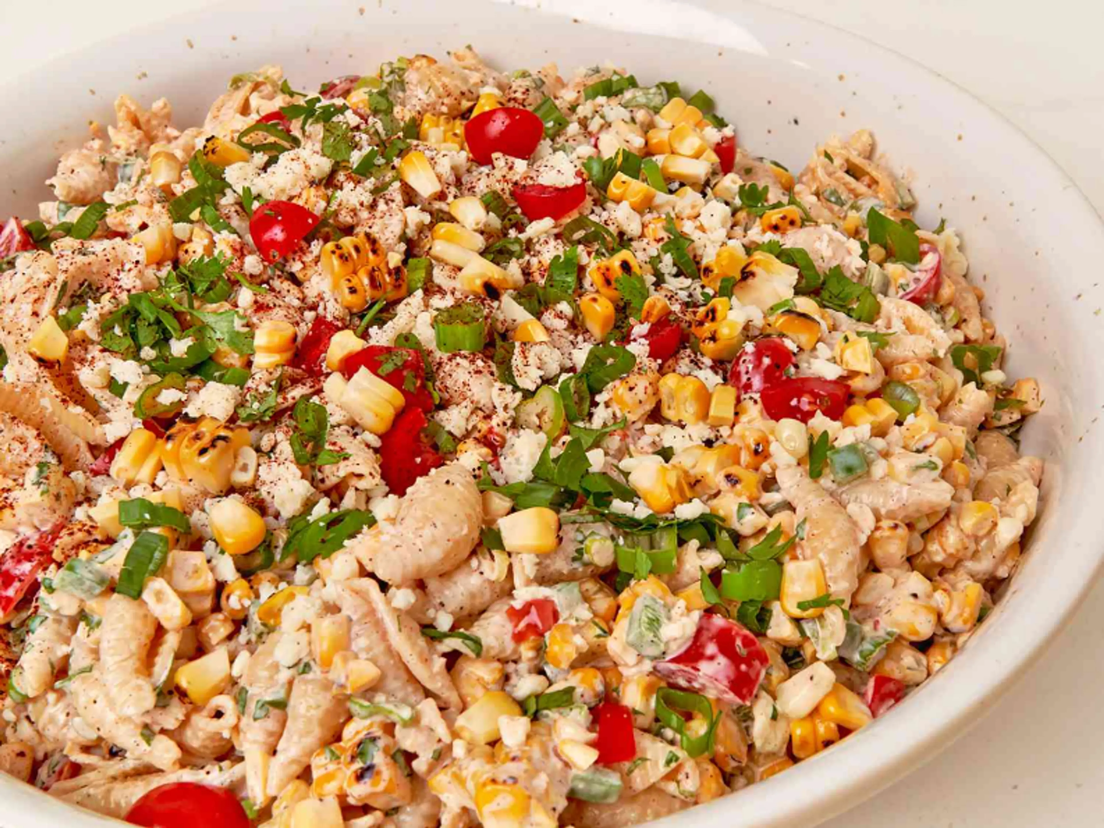 Summer Street Corn Pasta Salad