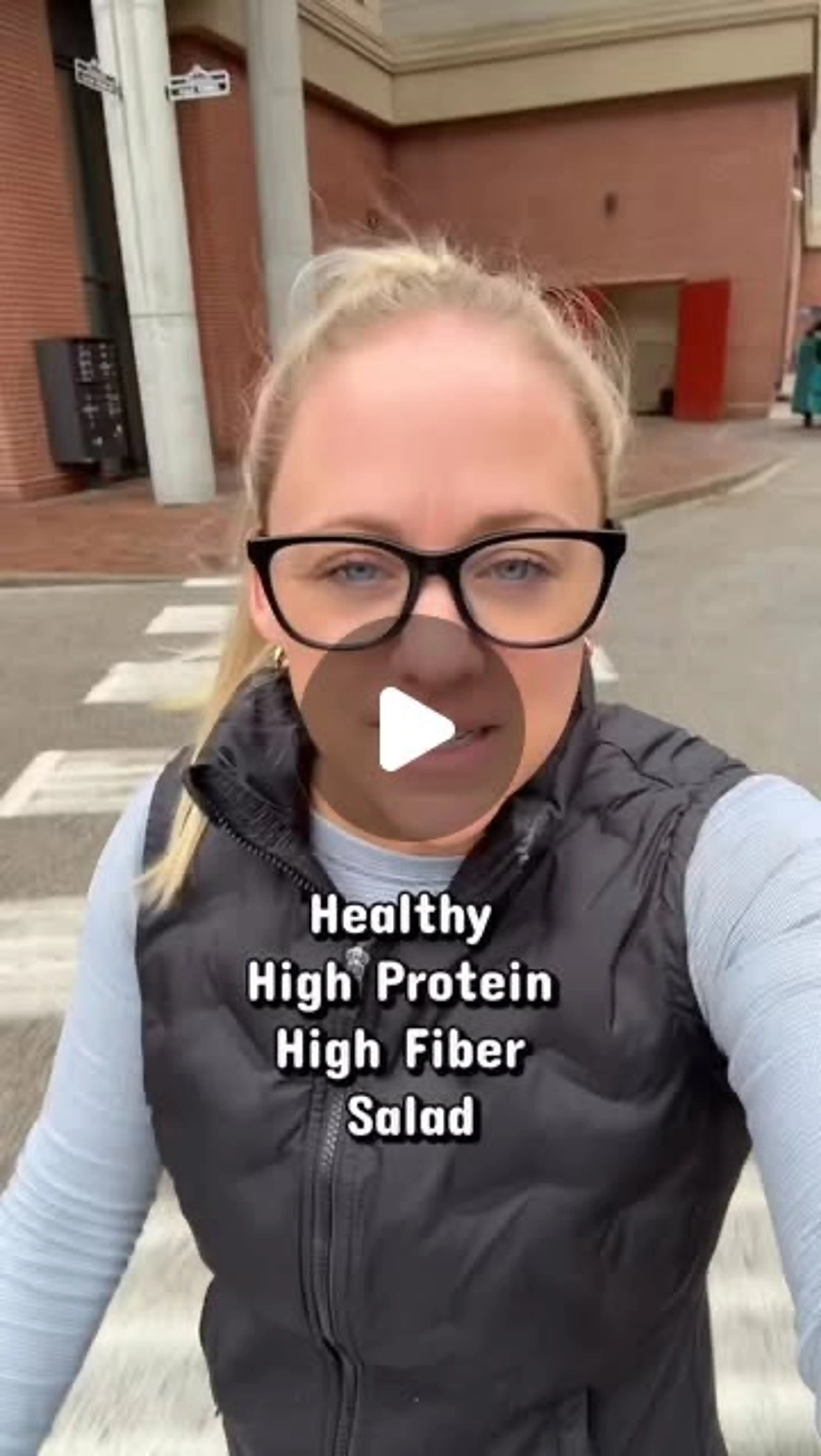 High-protein • High-fiber Lentil Chickpea Salad