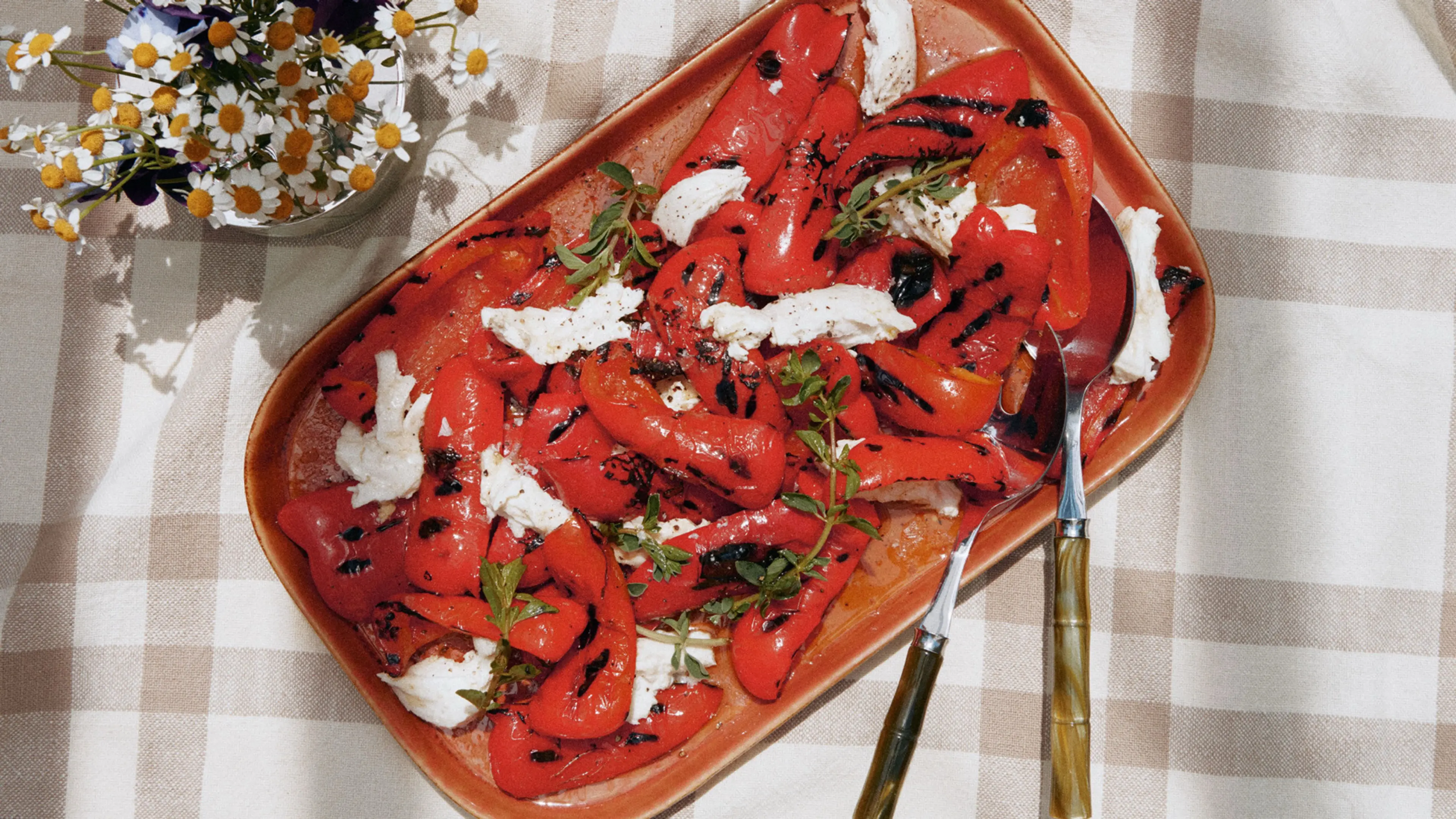Marinated Grilled Peppers