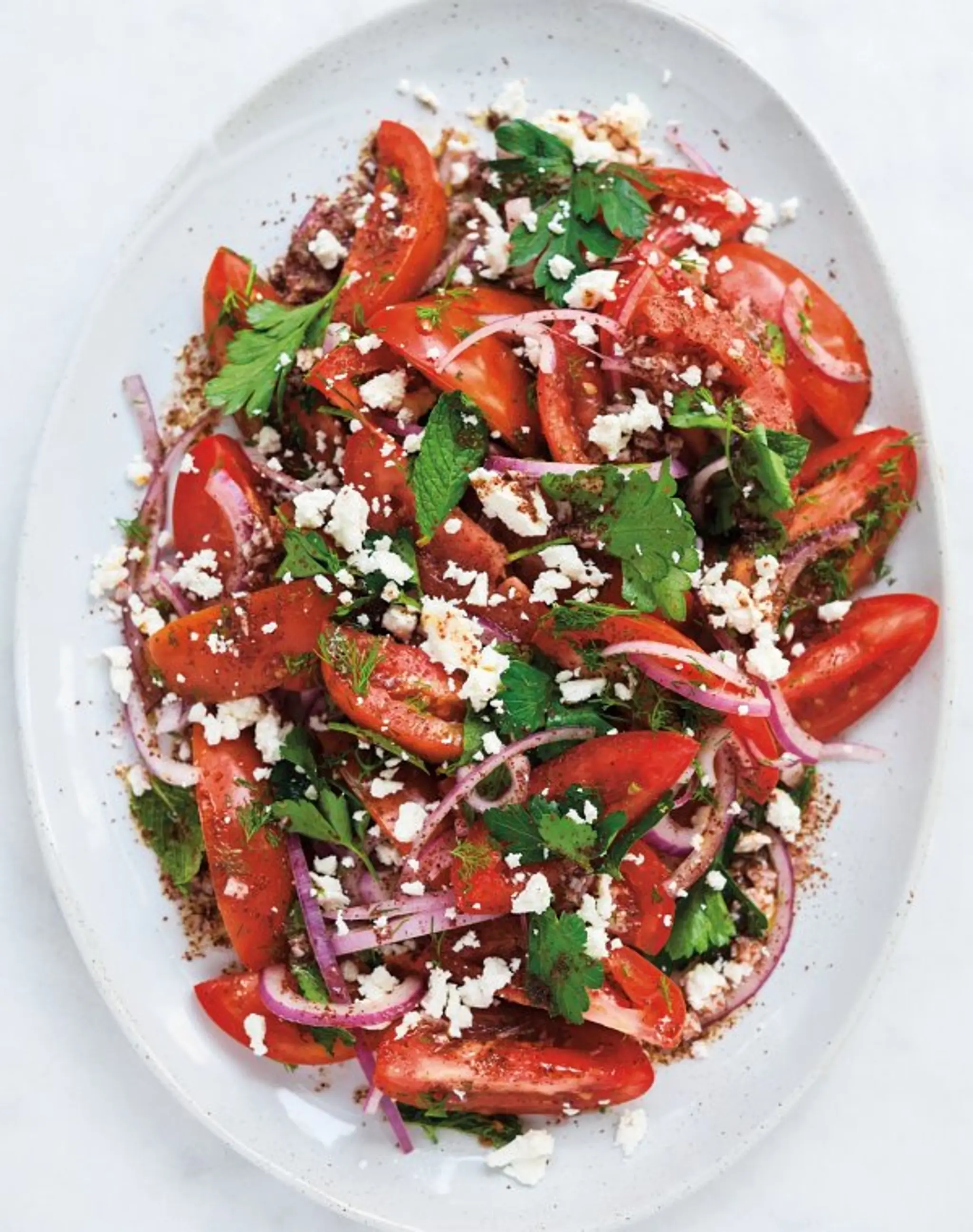 Tomato-Herb Salad with Sumac