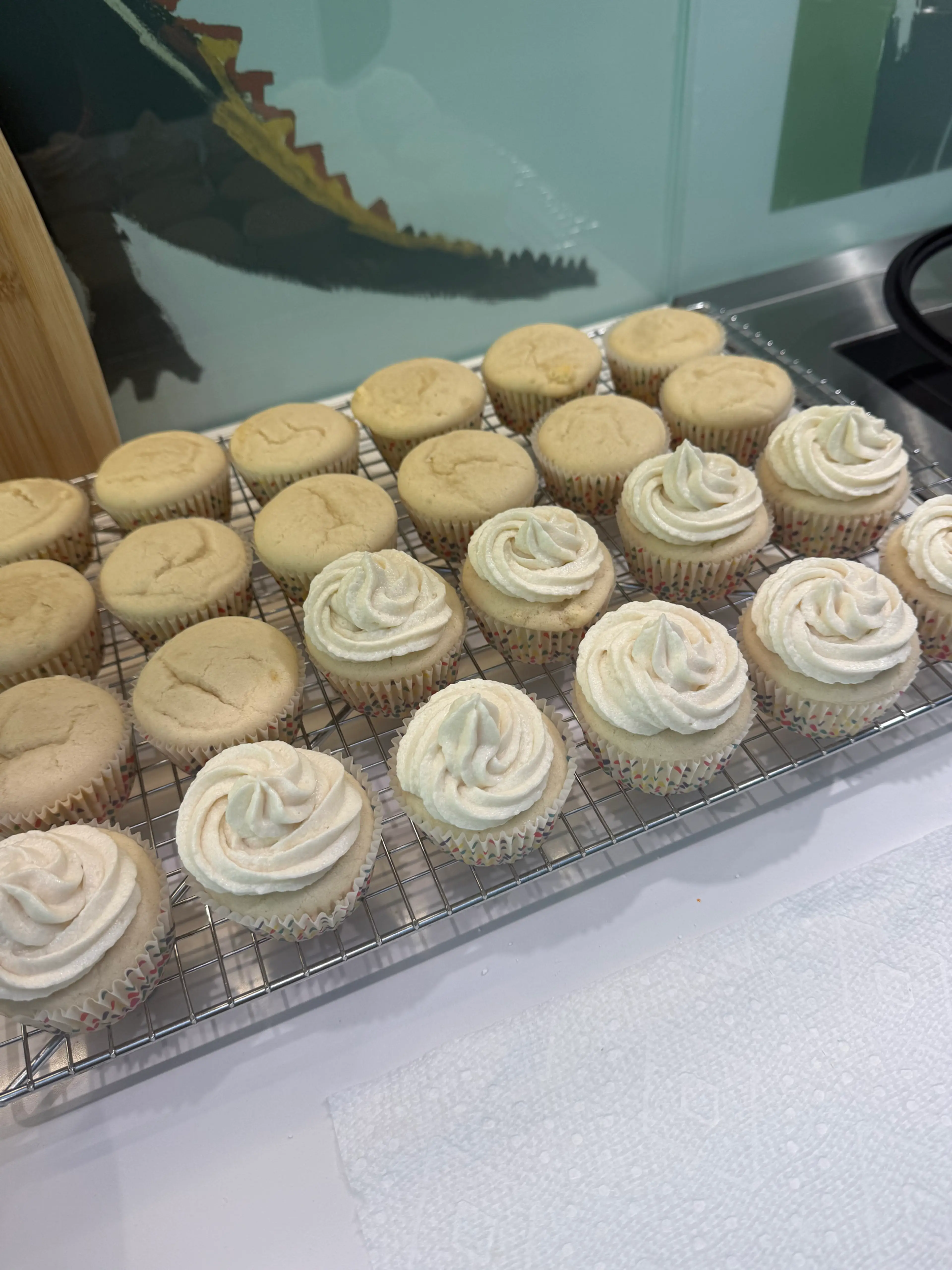 Gluten-Free Vanilla Birthday Cupcakes