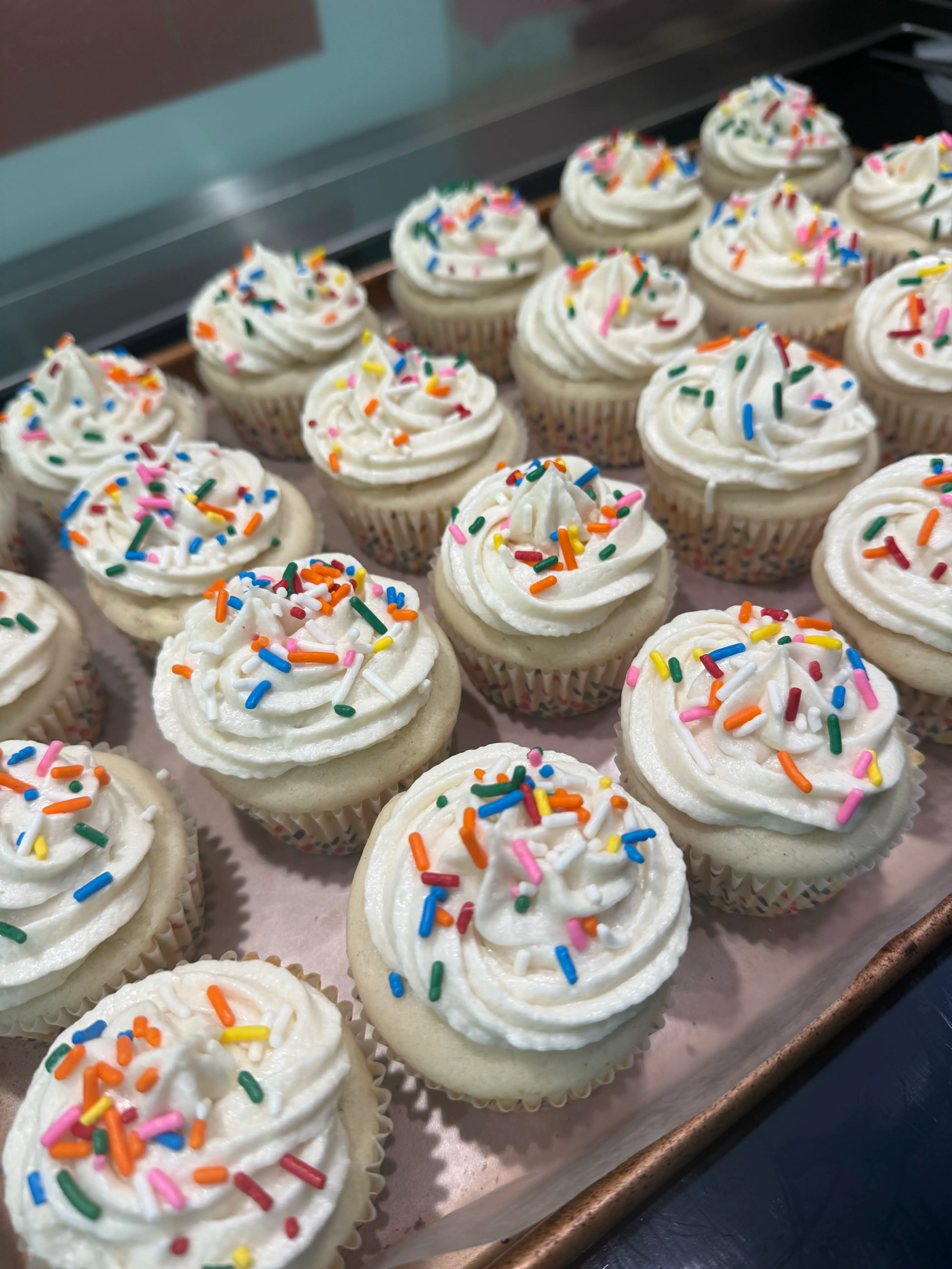 Gluten-Free Vanilla Birthday Cupcakes