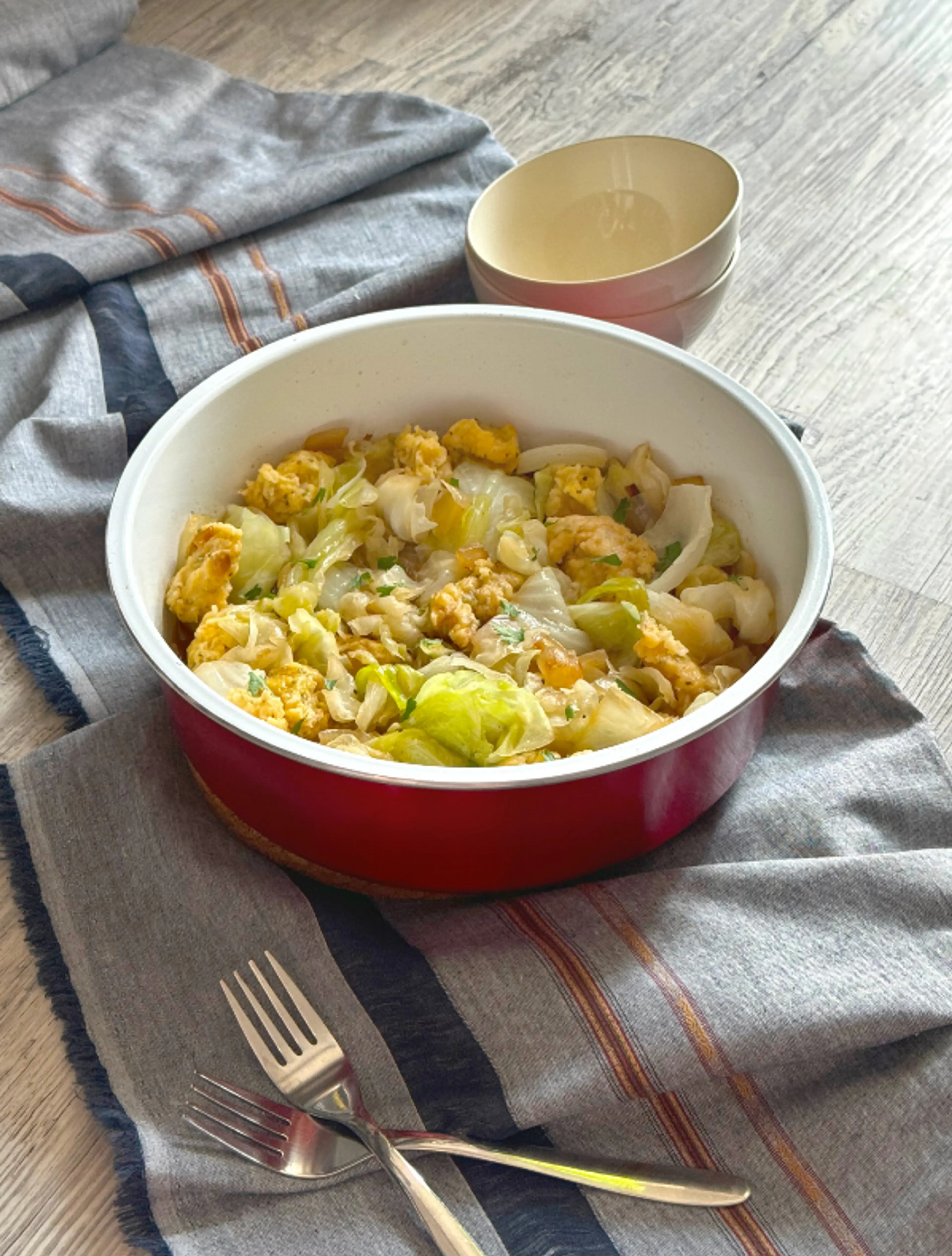 Volga German Cabbage and Dumplings (Kraut und Kleis/Краут ун