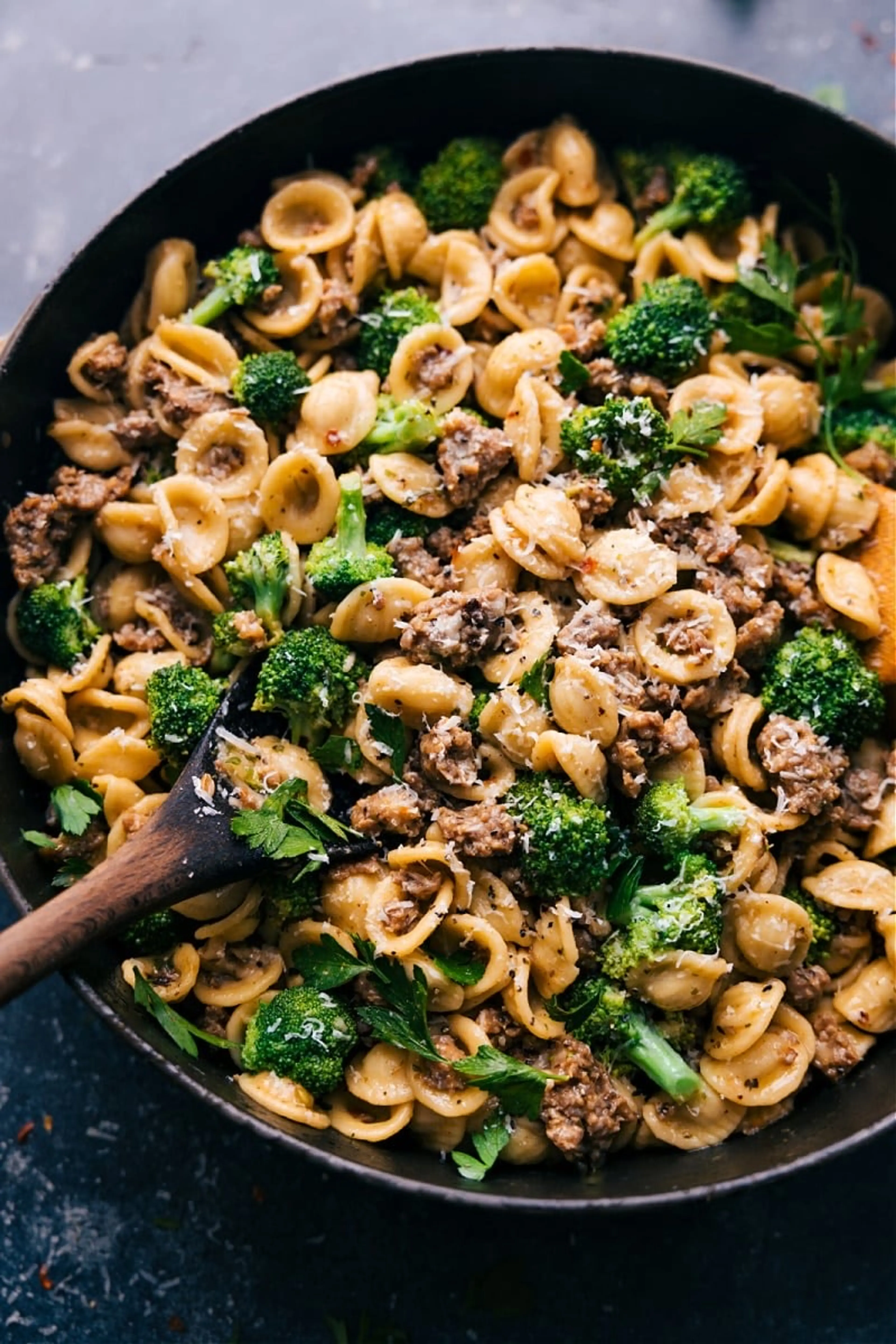 Orecchiette, Sausage, and Broccoli Pasta