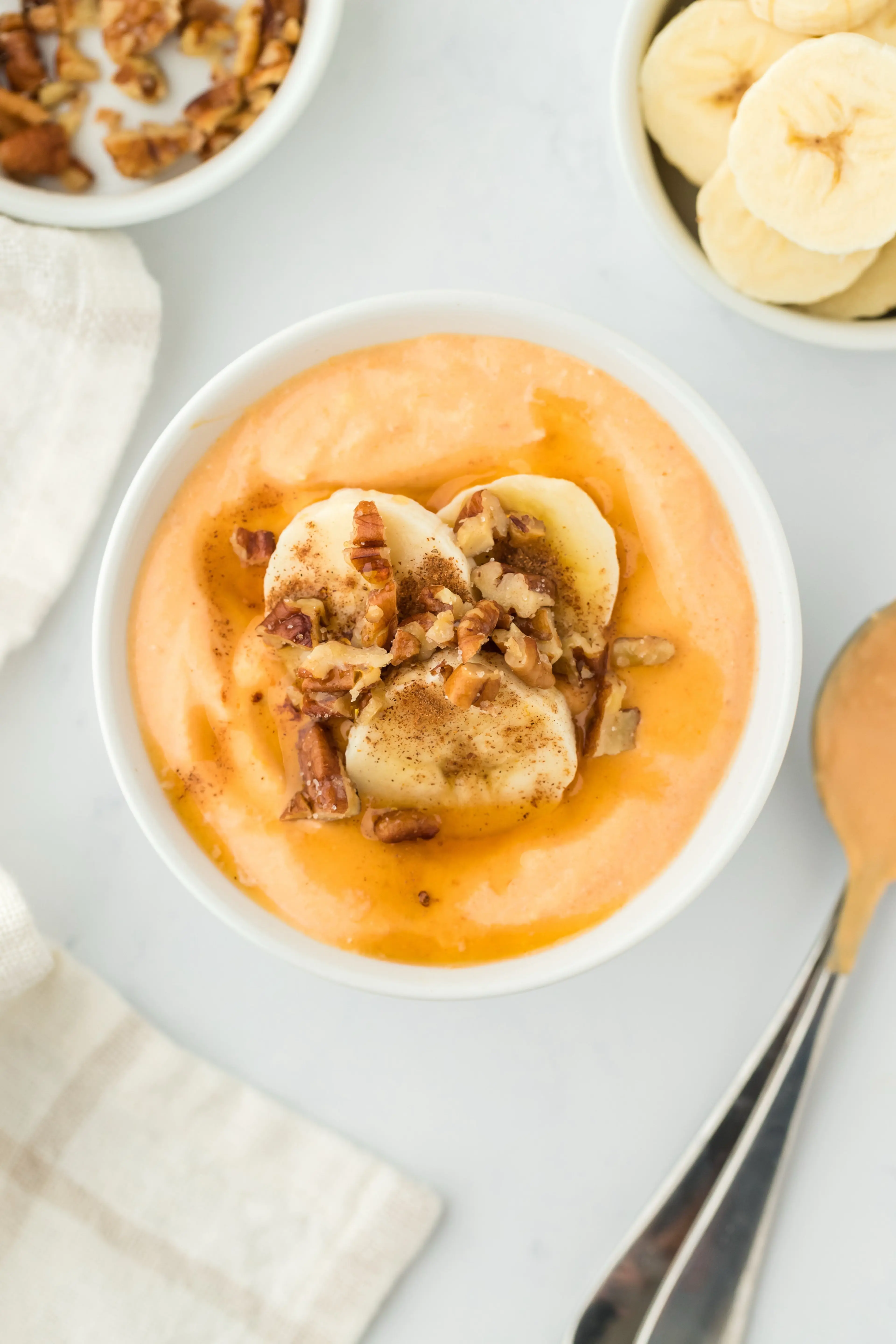 Pumpkin Banana Pudding (made with vanilla yogurt)