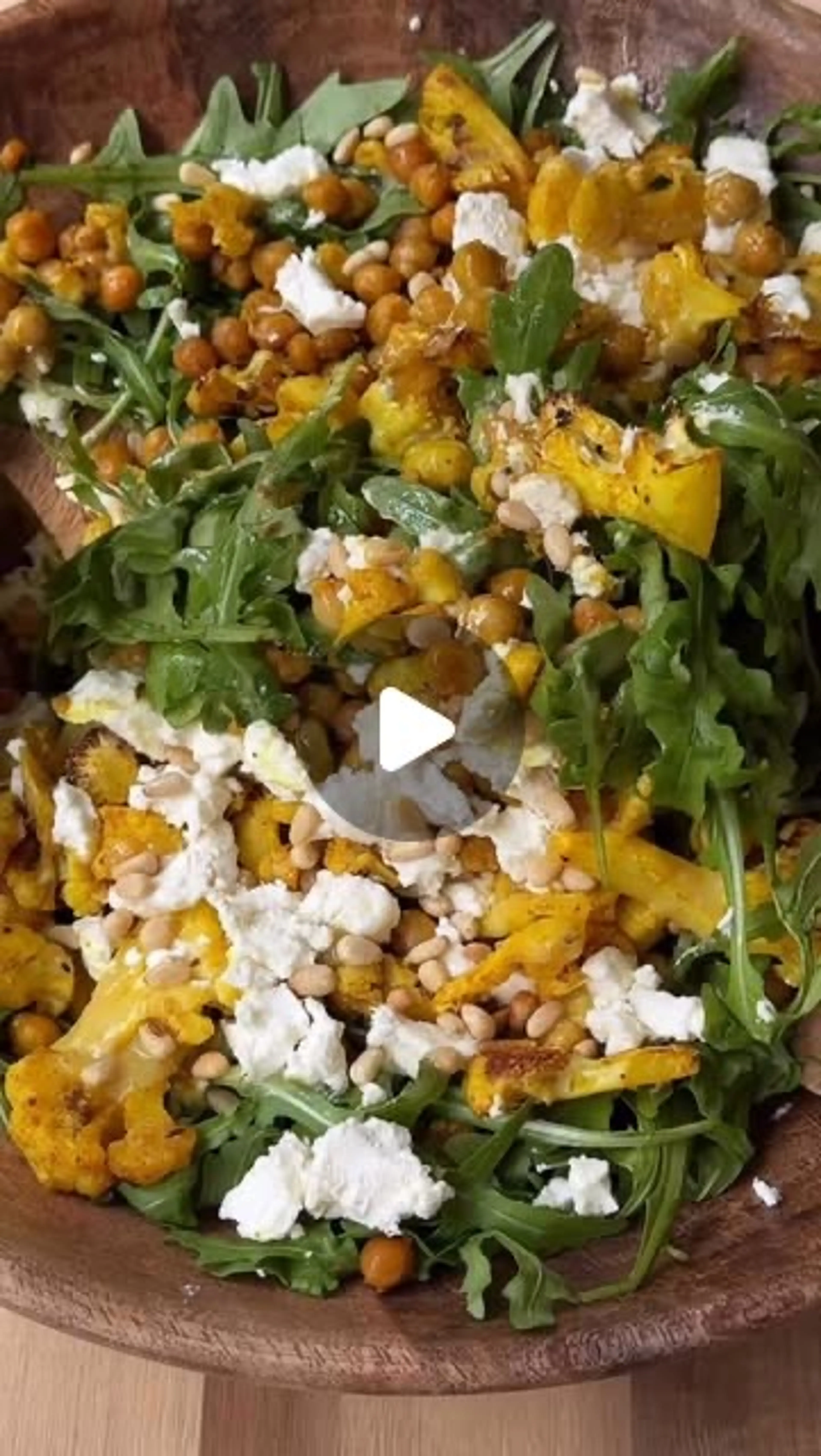 Golden Roasted Cauliflower Salad