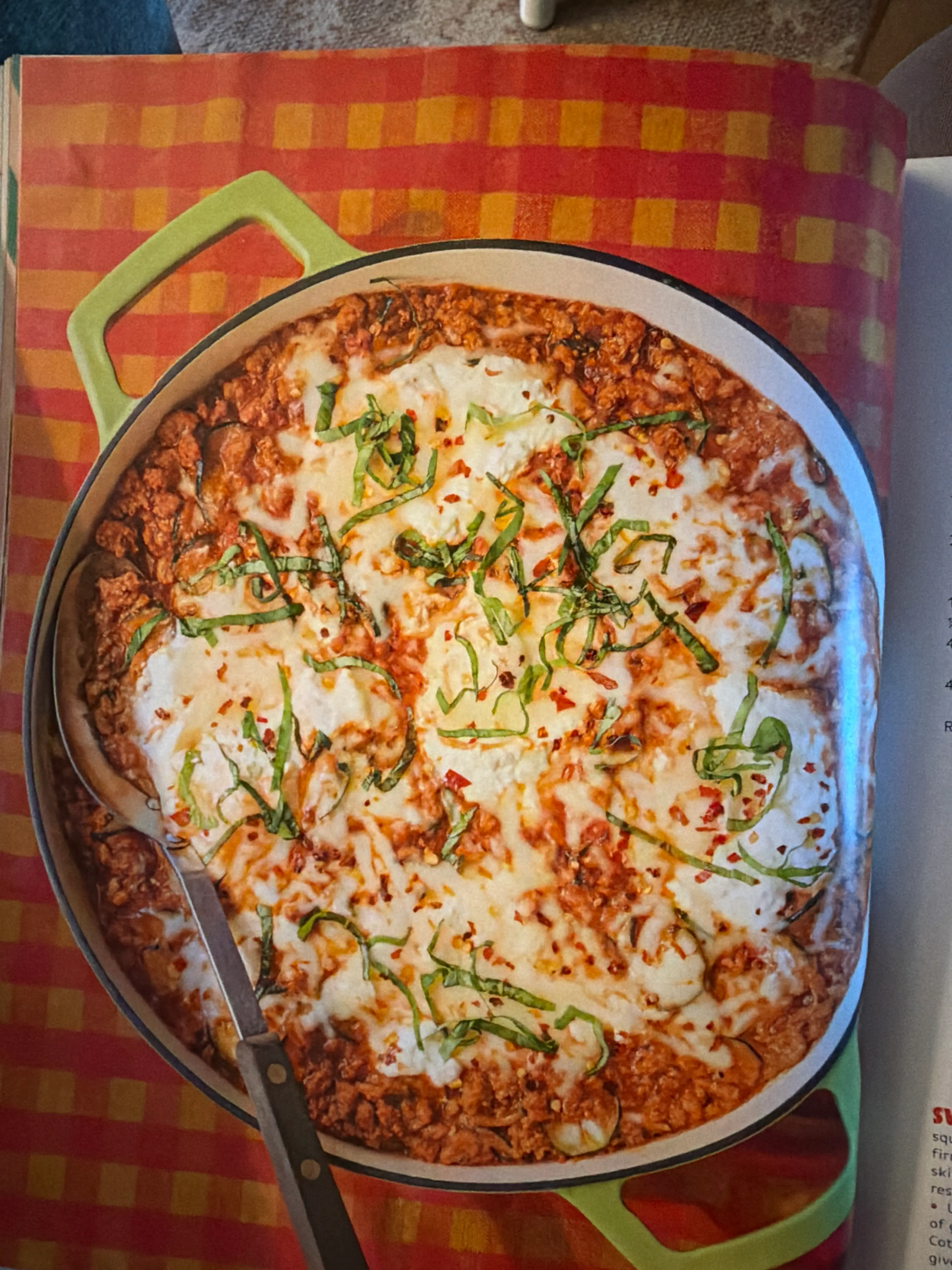 lasagna-vibes turkey zucchini skillet