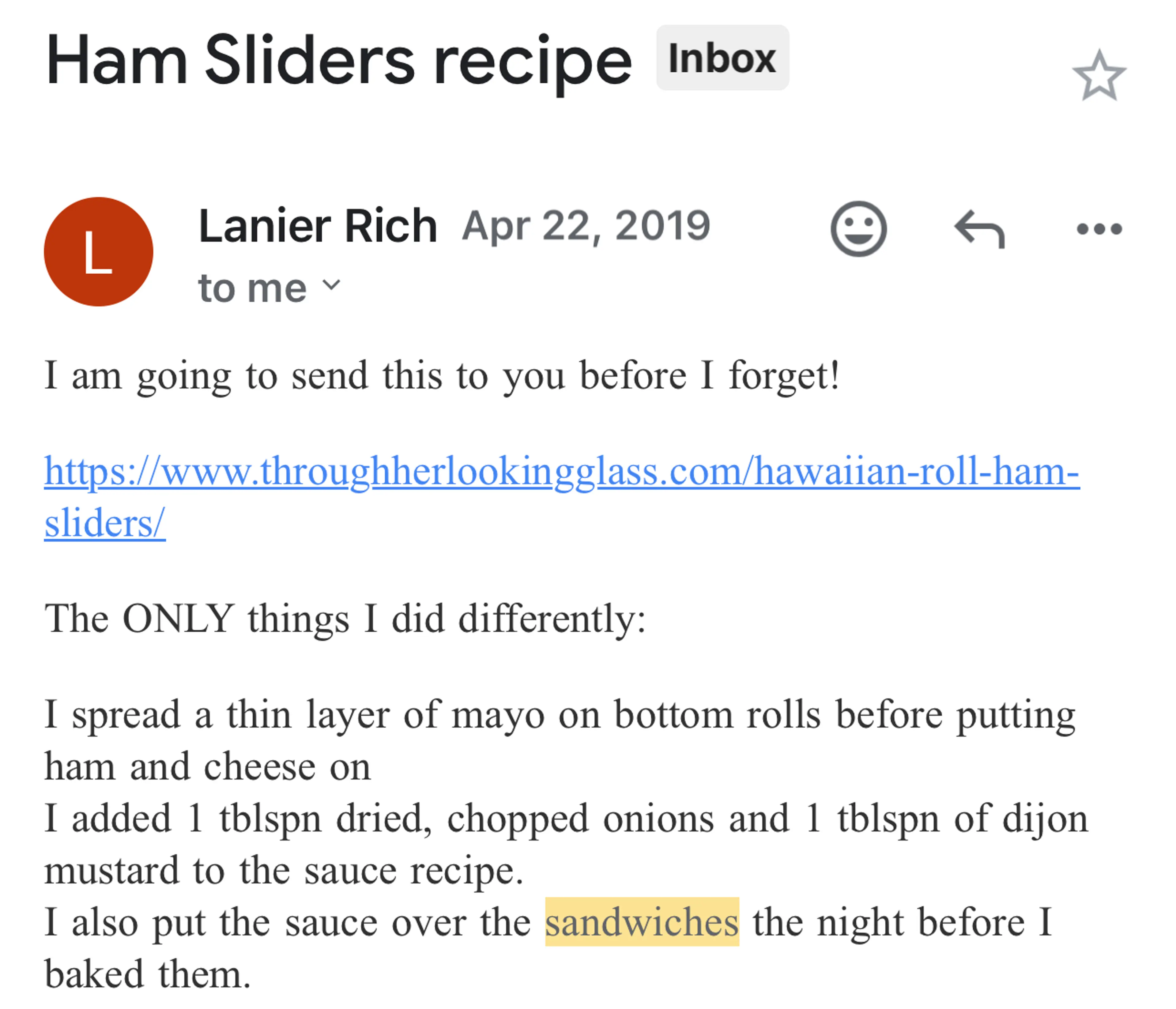 Brown Sugar Hawaiian Roll Ham Sliders