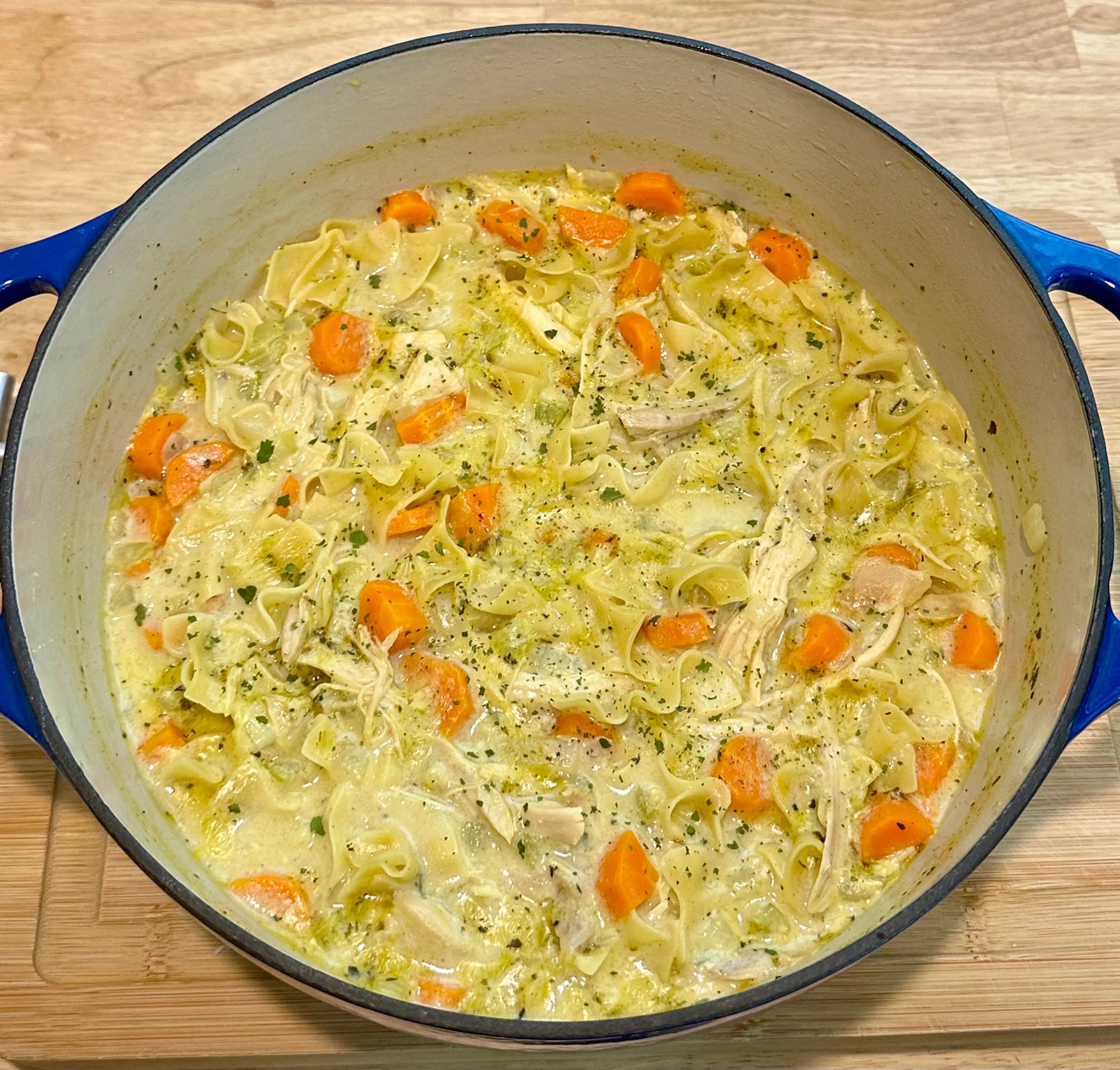 Creamy Chicken Noodle Soup