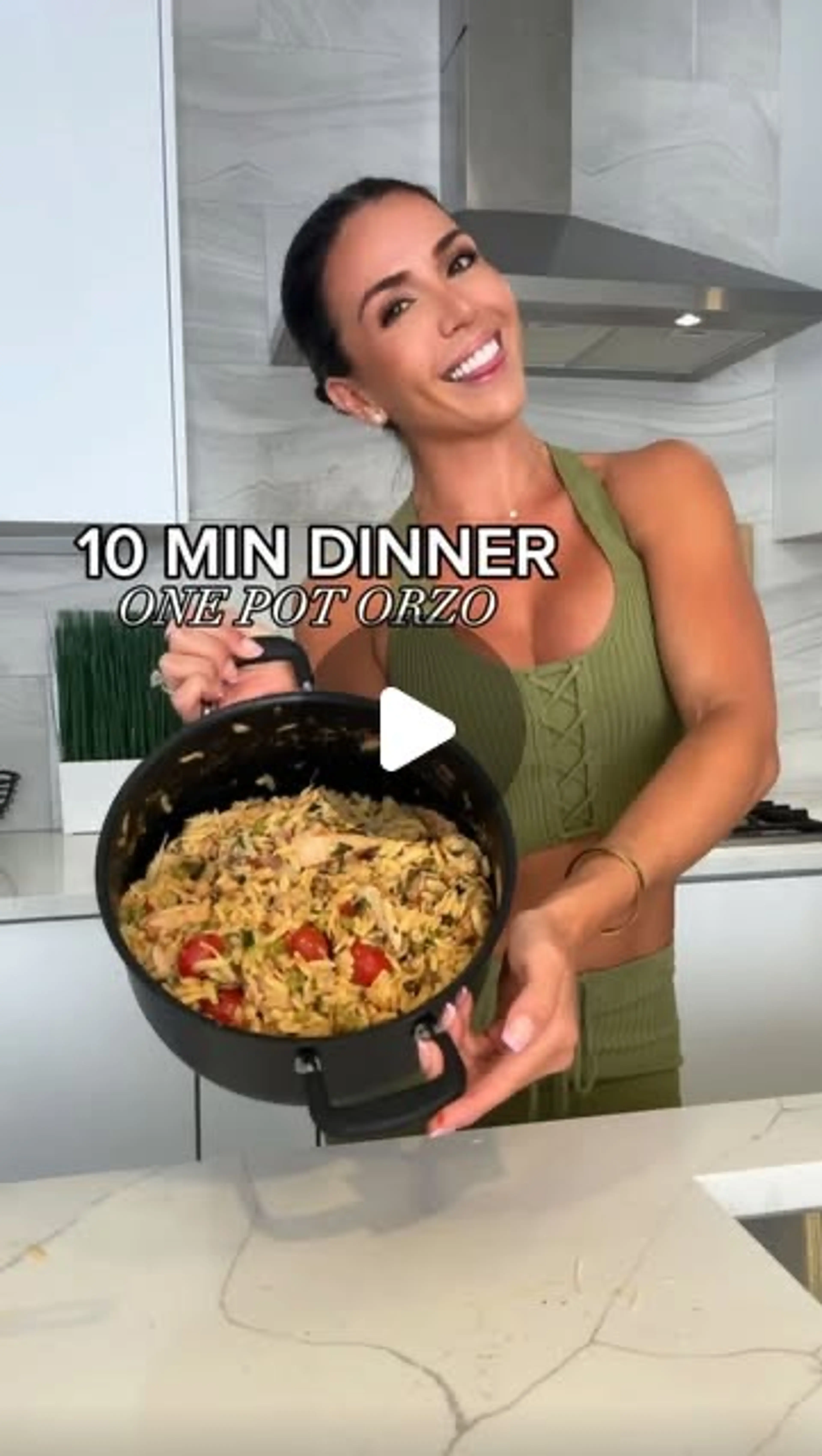 10 Minute One-pot Healthy Orzo Recipe