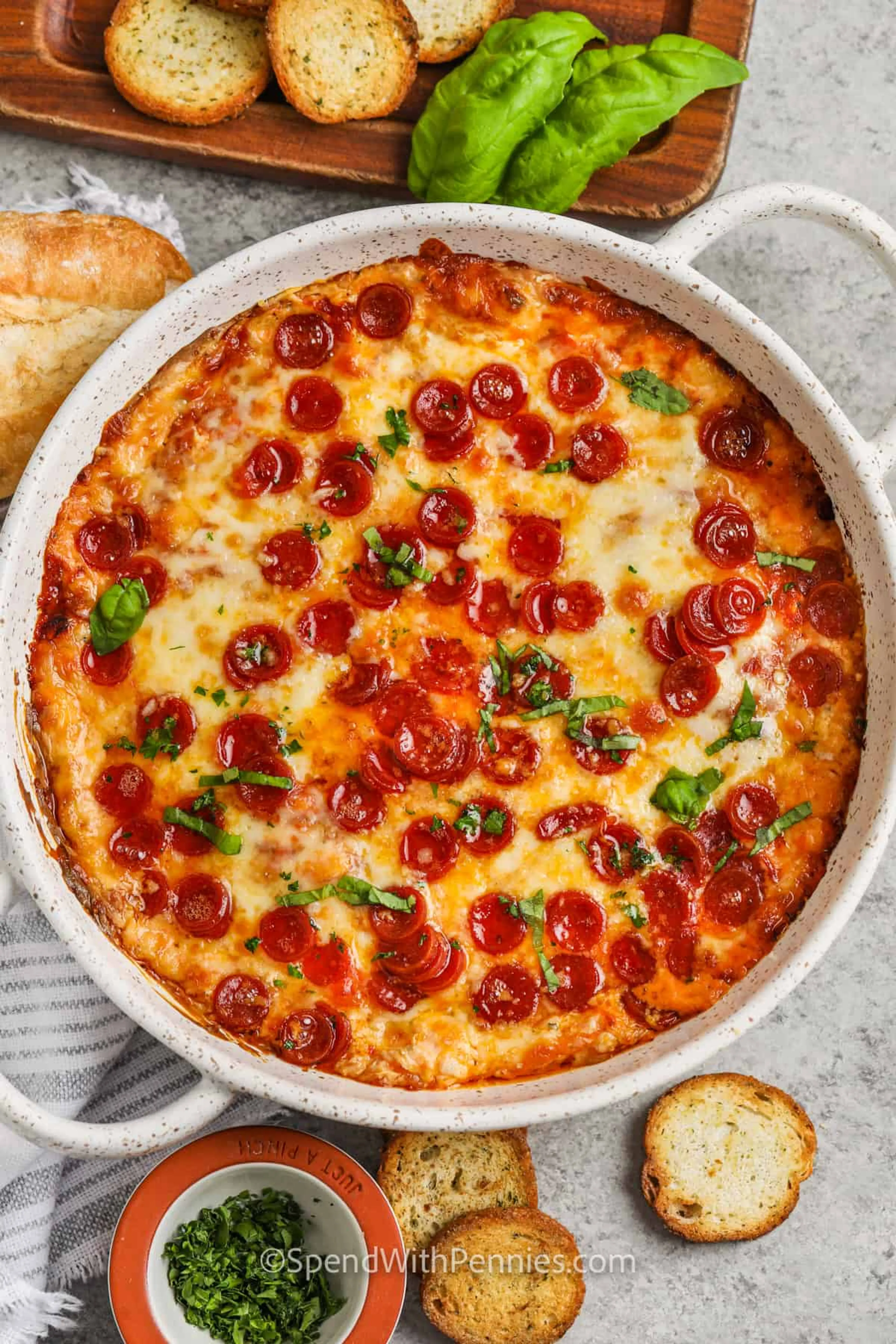Easy Cheesy Pizza Dip