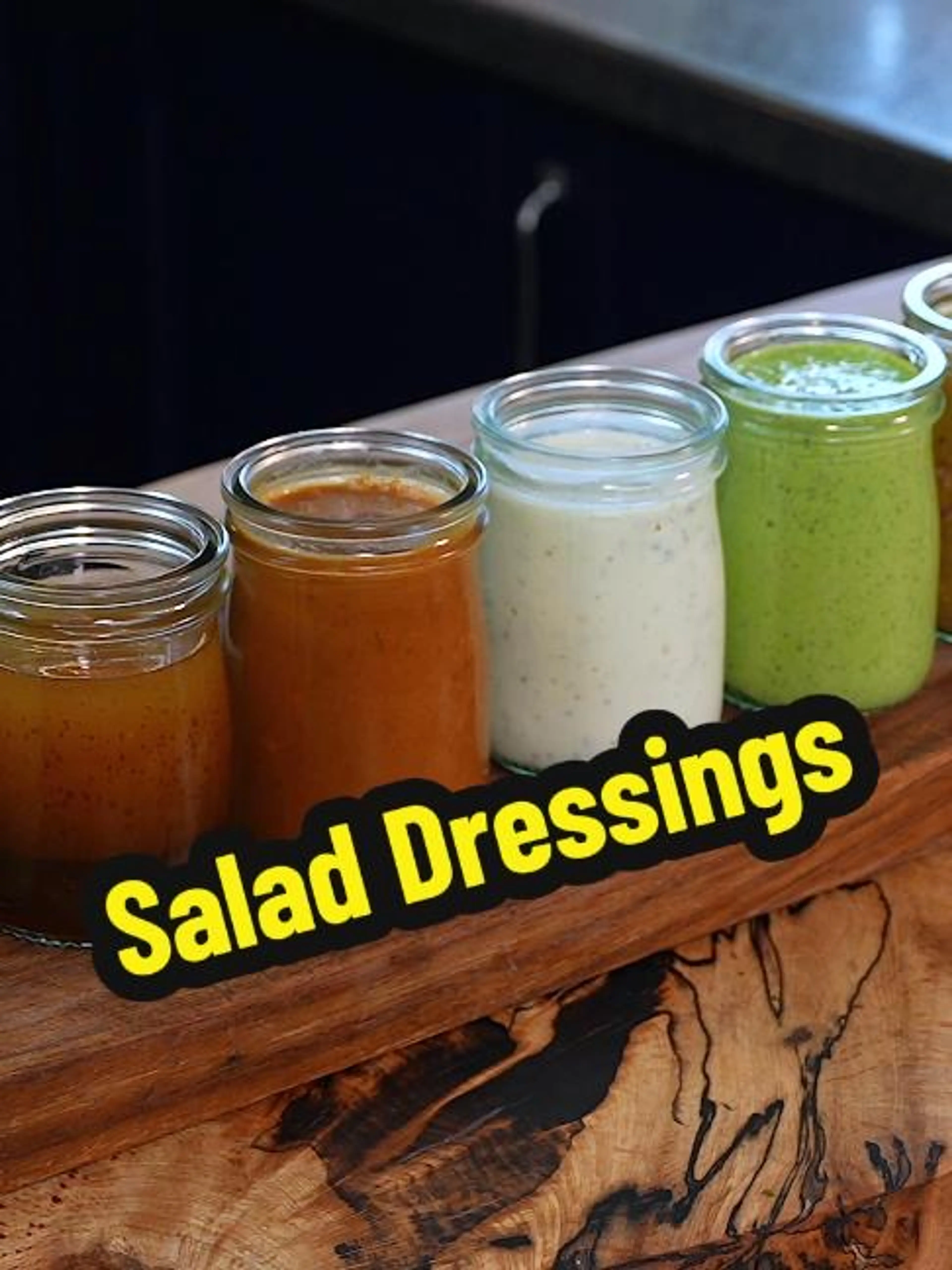 6 Easy Salad Dressings