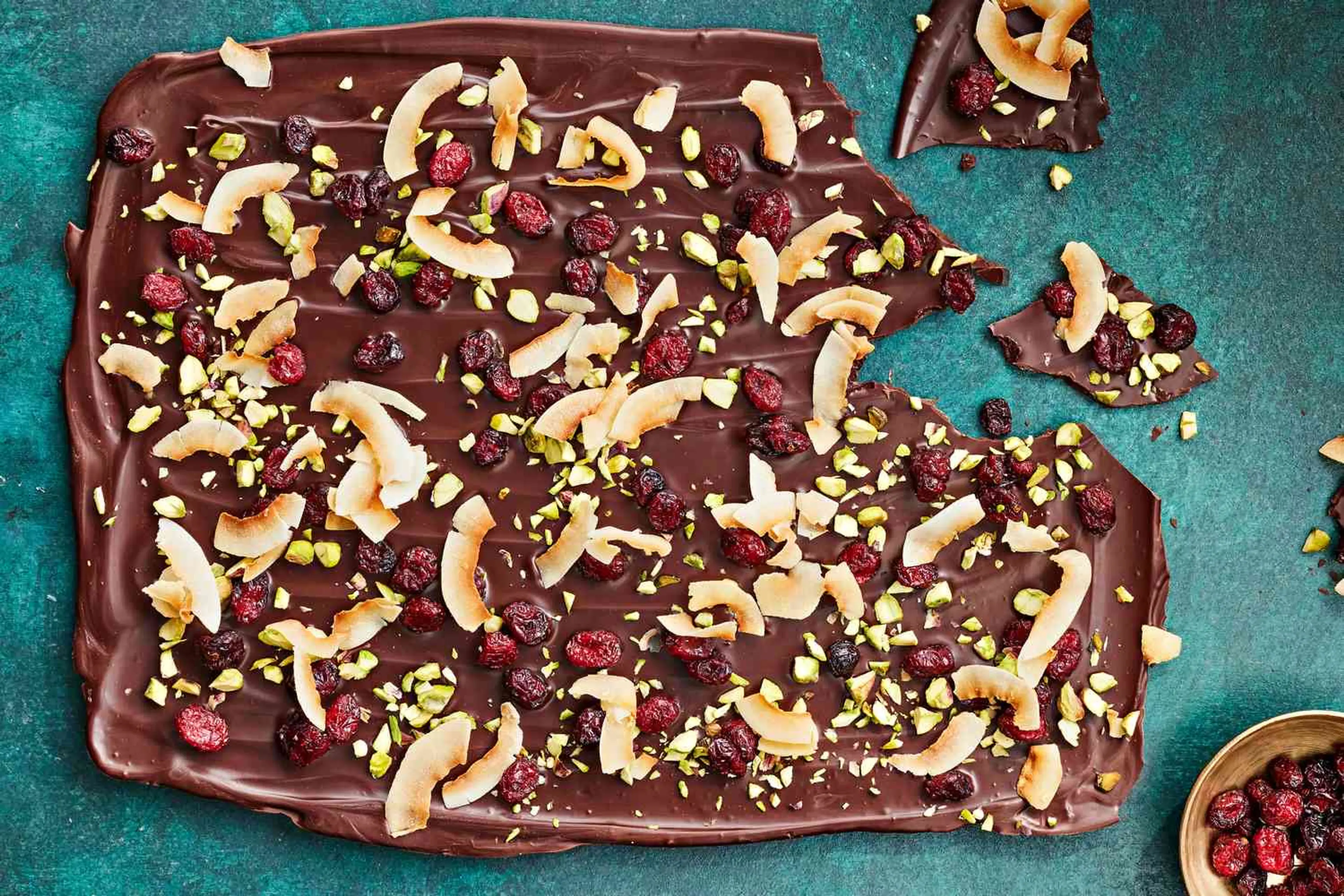 Cranberry-Pistachio Bark