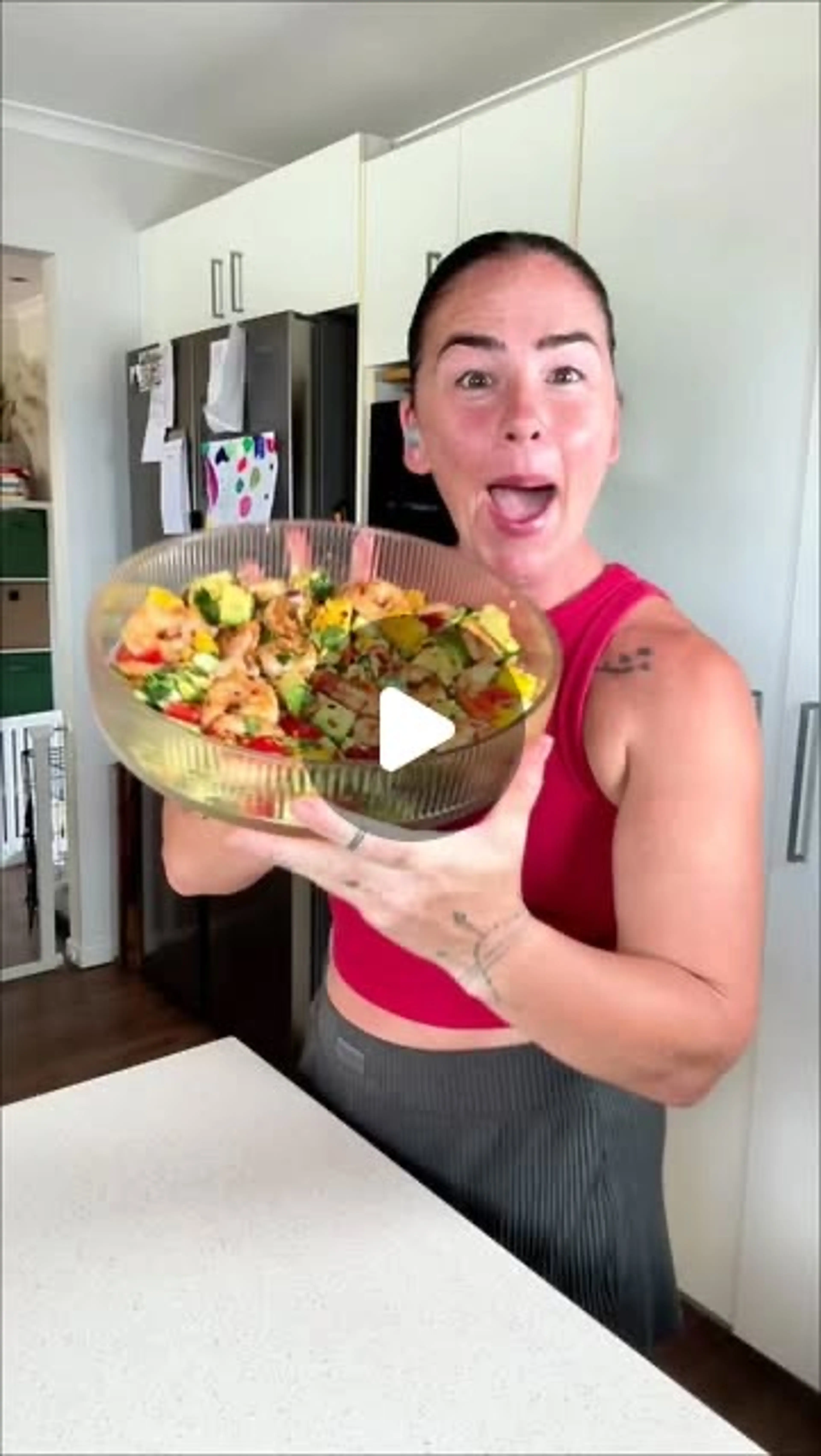 Chili Lime Prawn Salad