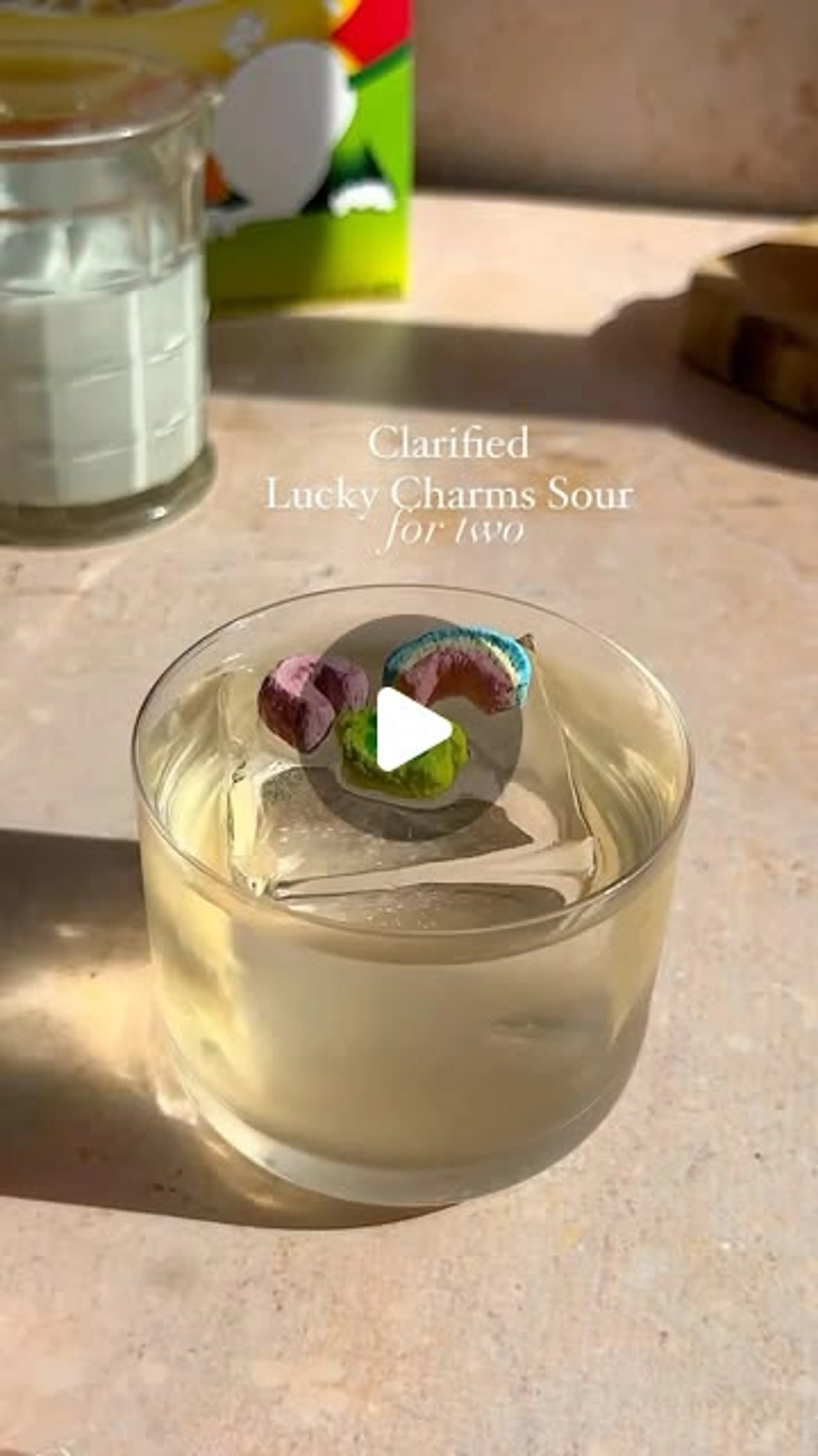 Lucky Charms cereal infuse