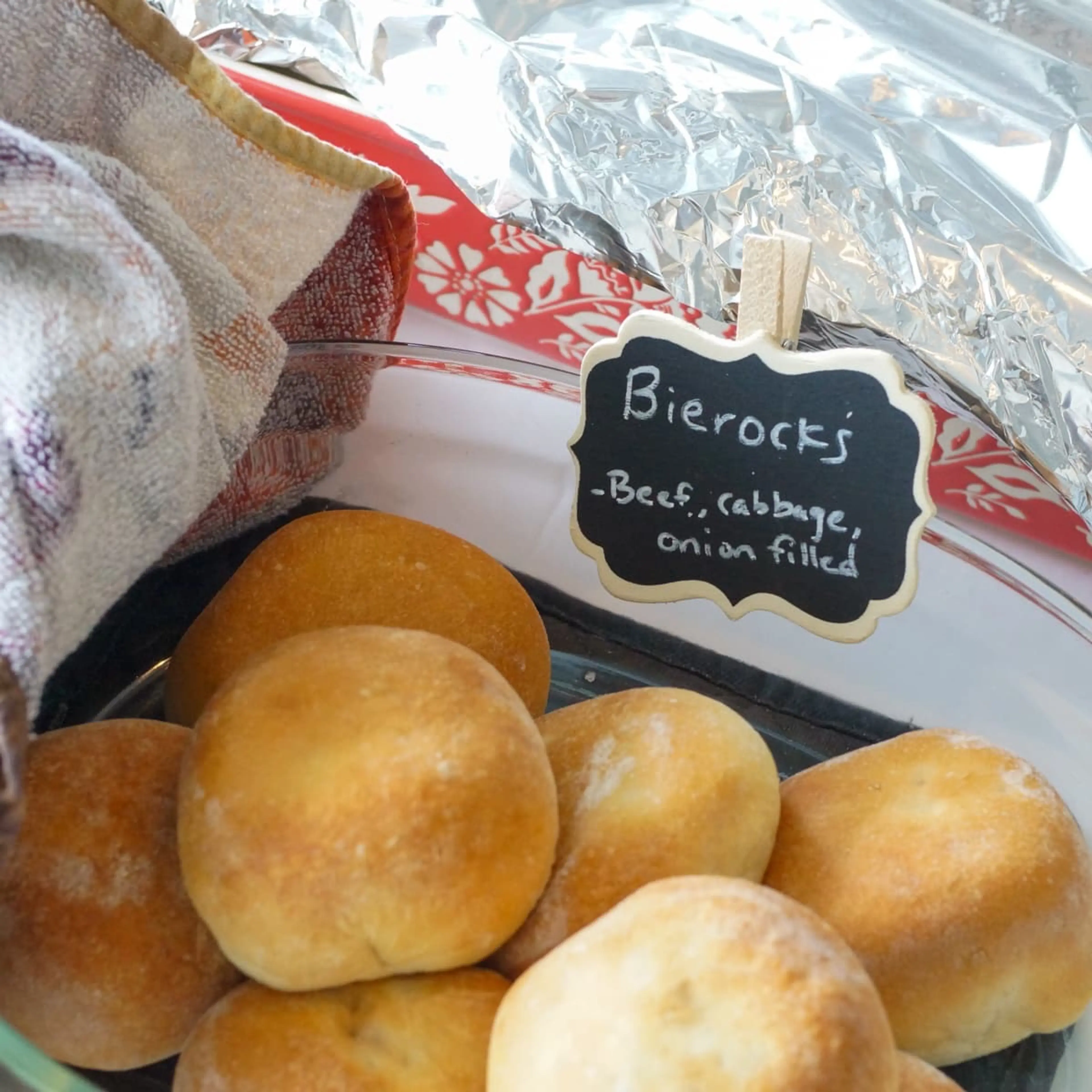 Bierocks using Rhodes Yeast Rolls