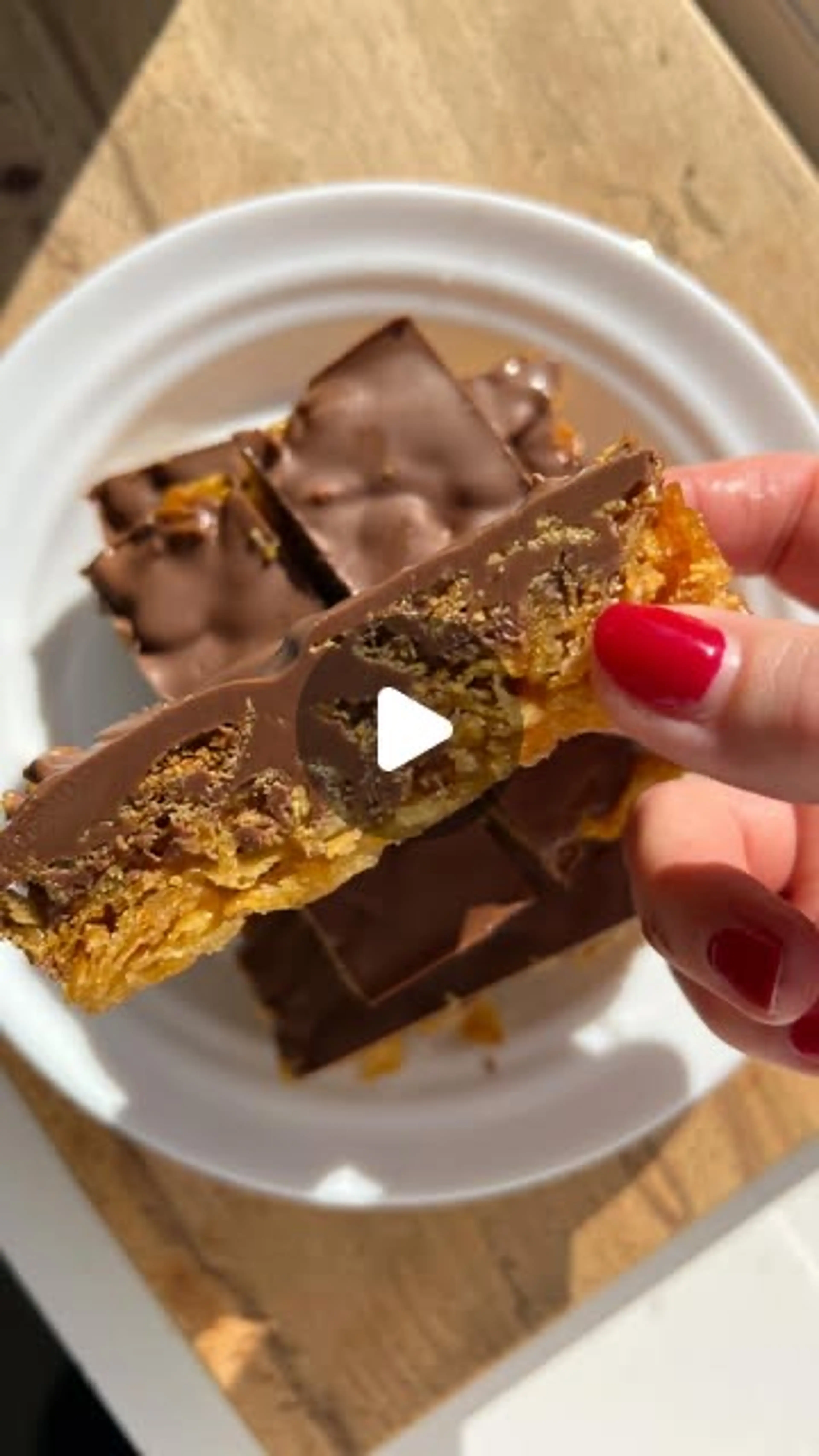 Chocolate Caramel Cornflake Bars