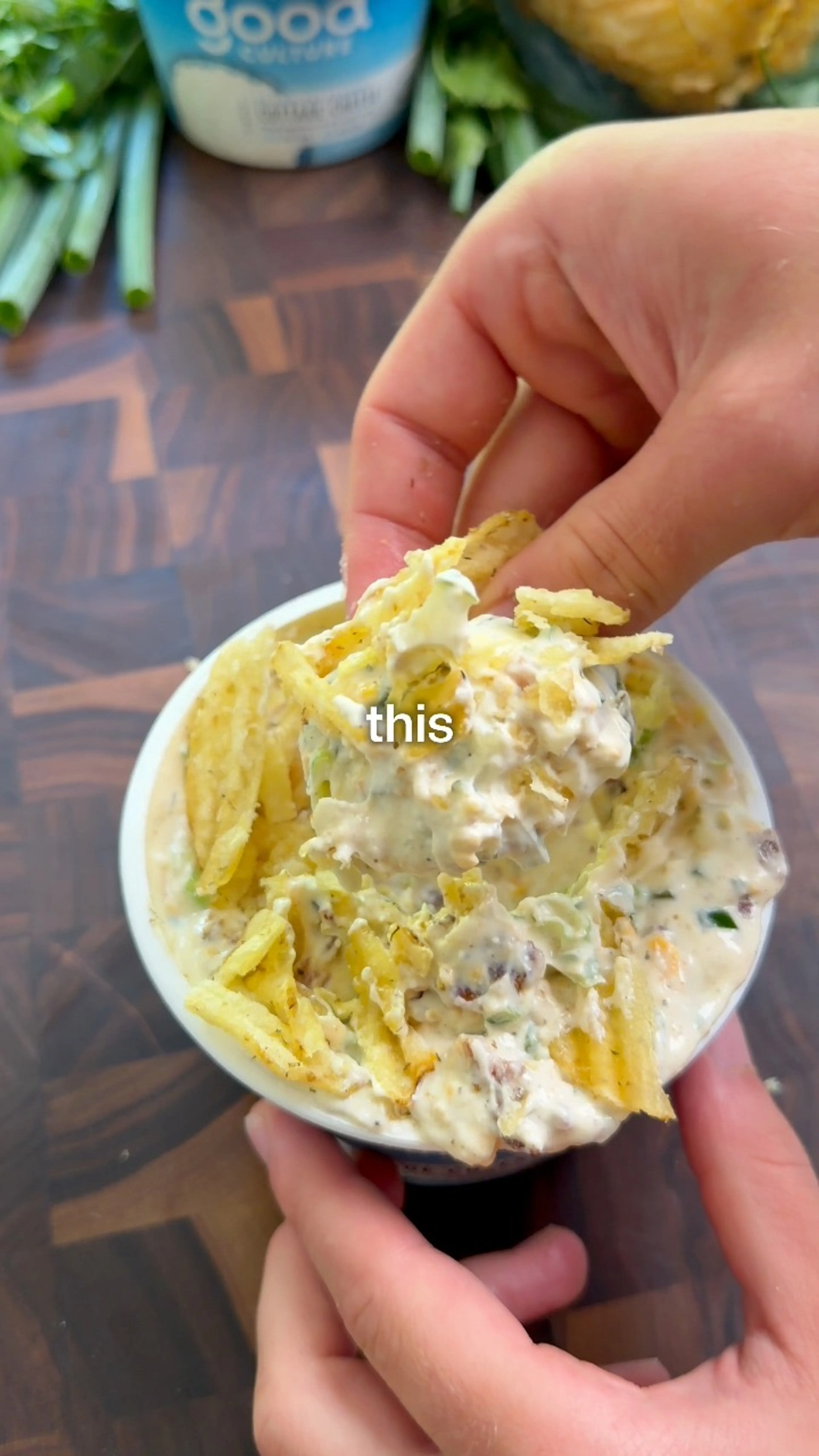High-protein Pickle Ranch Dip