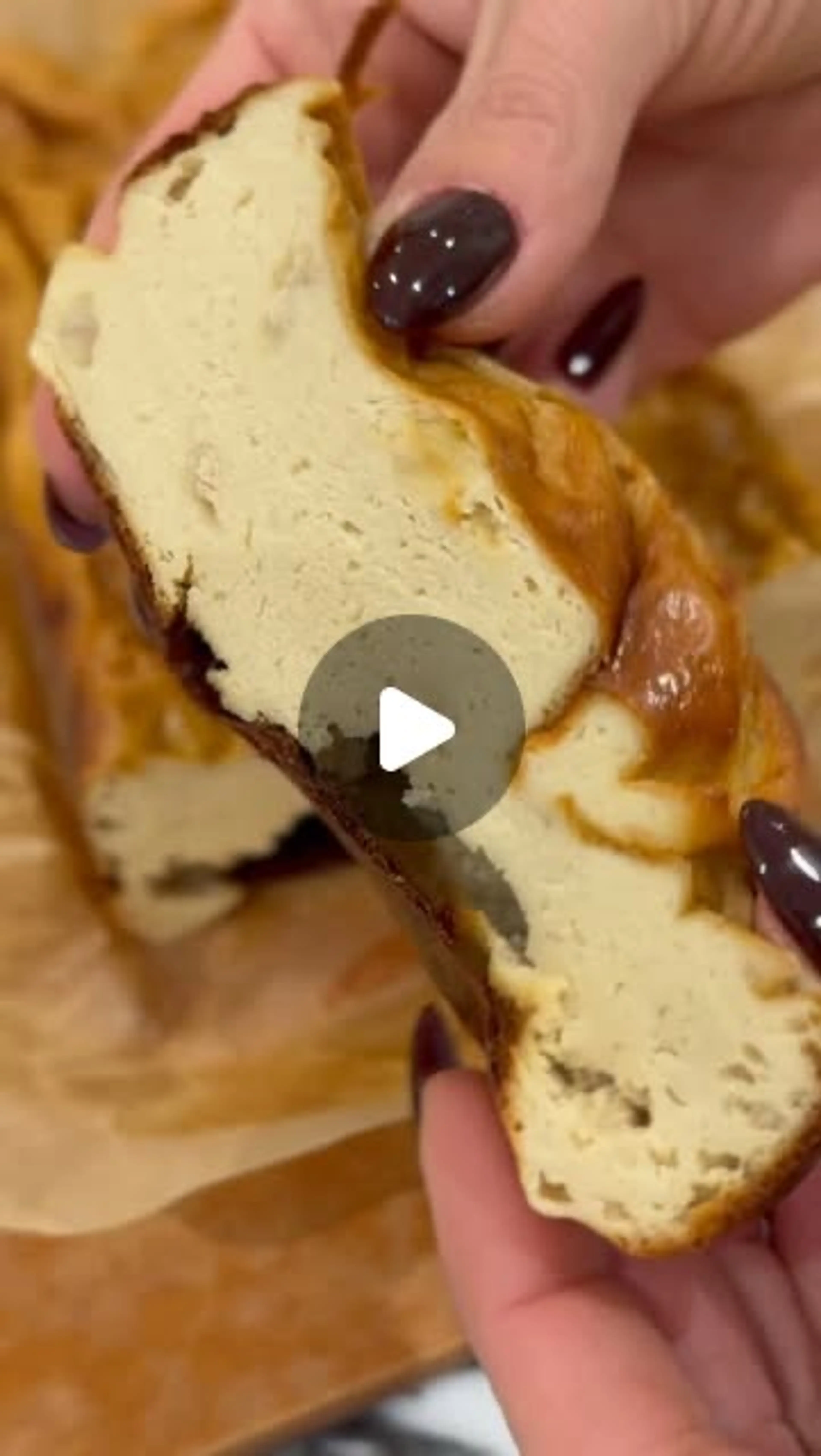 3-ingredient Cloud French Toast Loaf