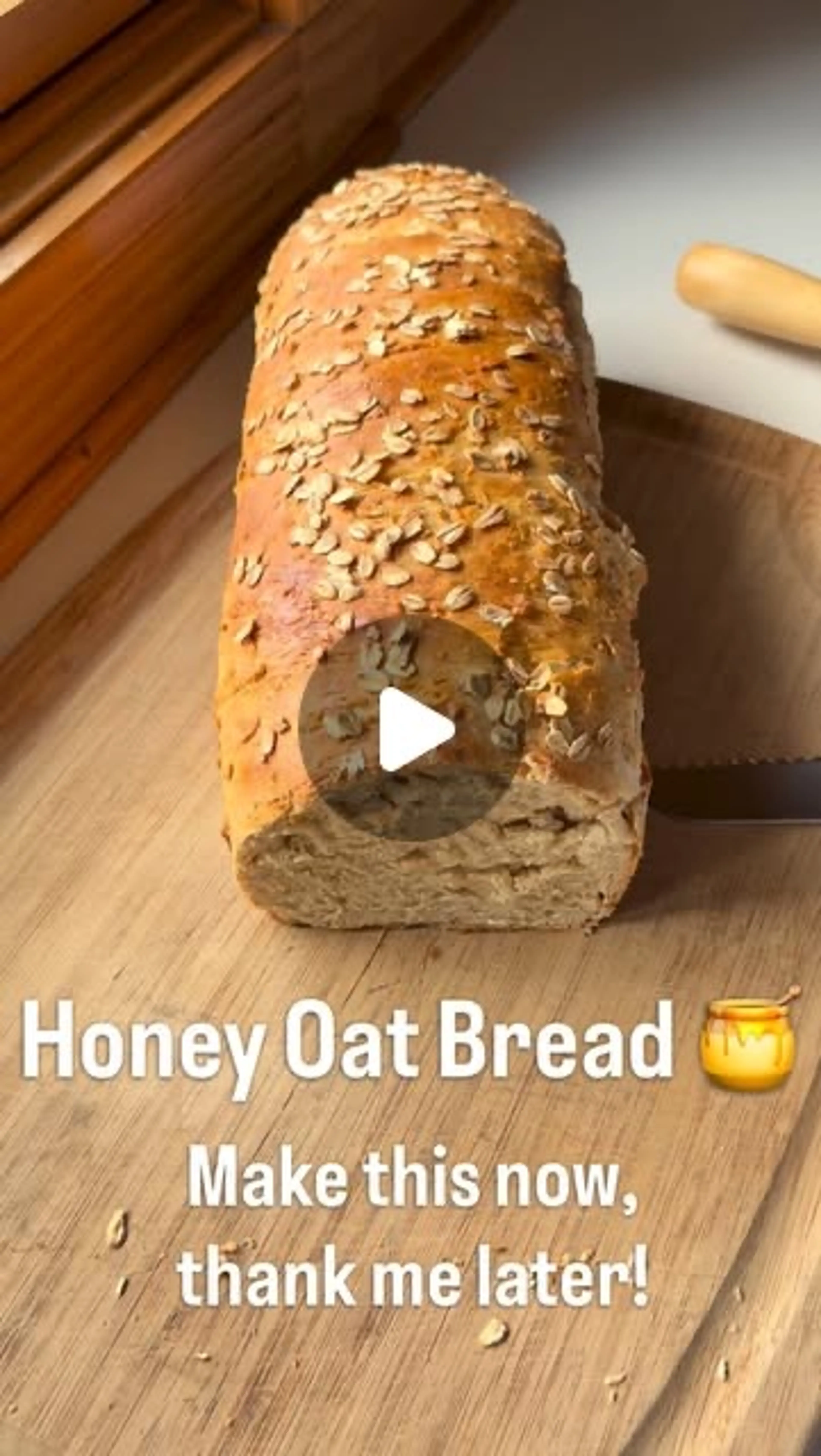 Honey Oat Bread