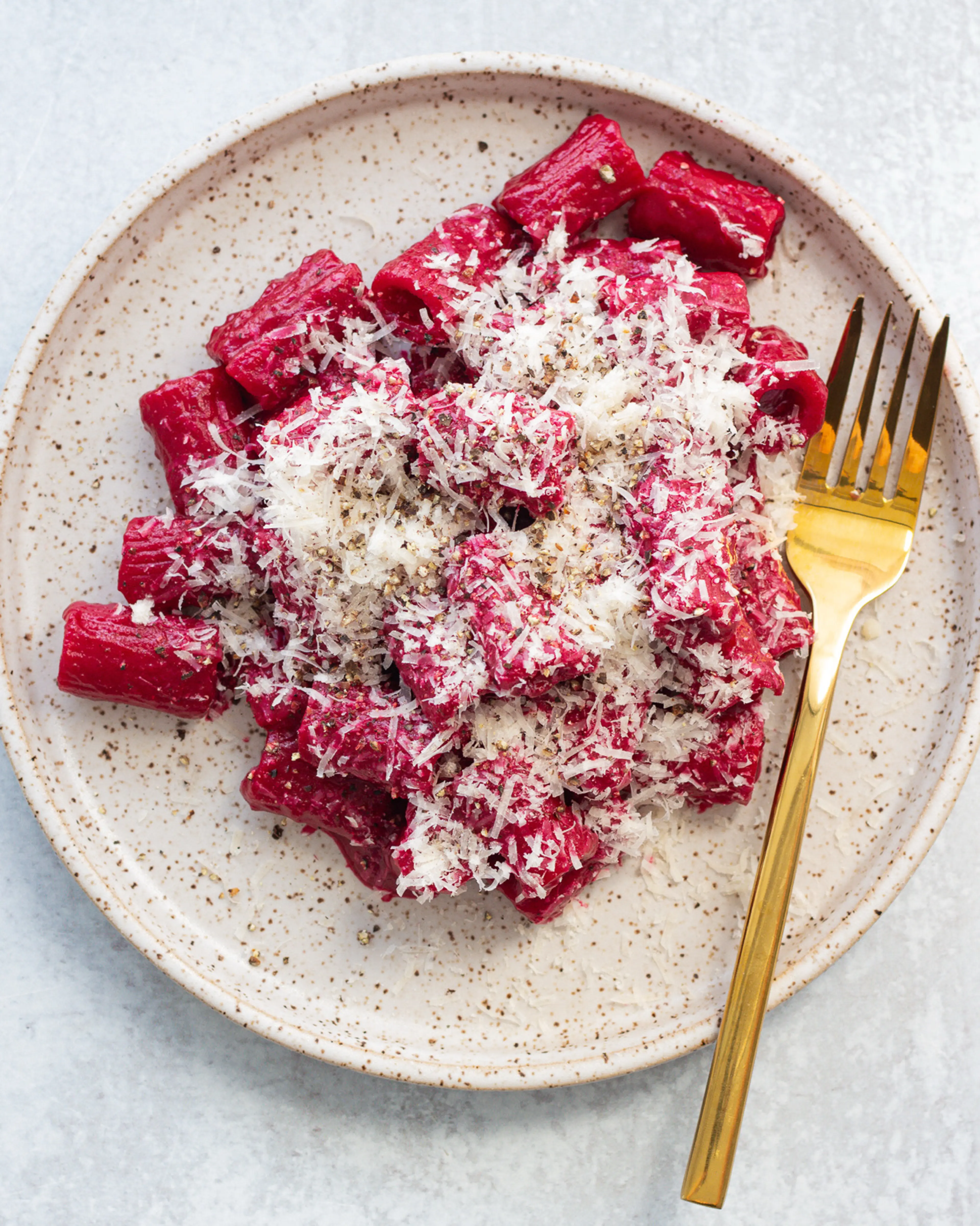 Beet-Pink Macaroni and Cheese