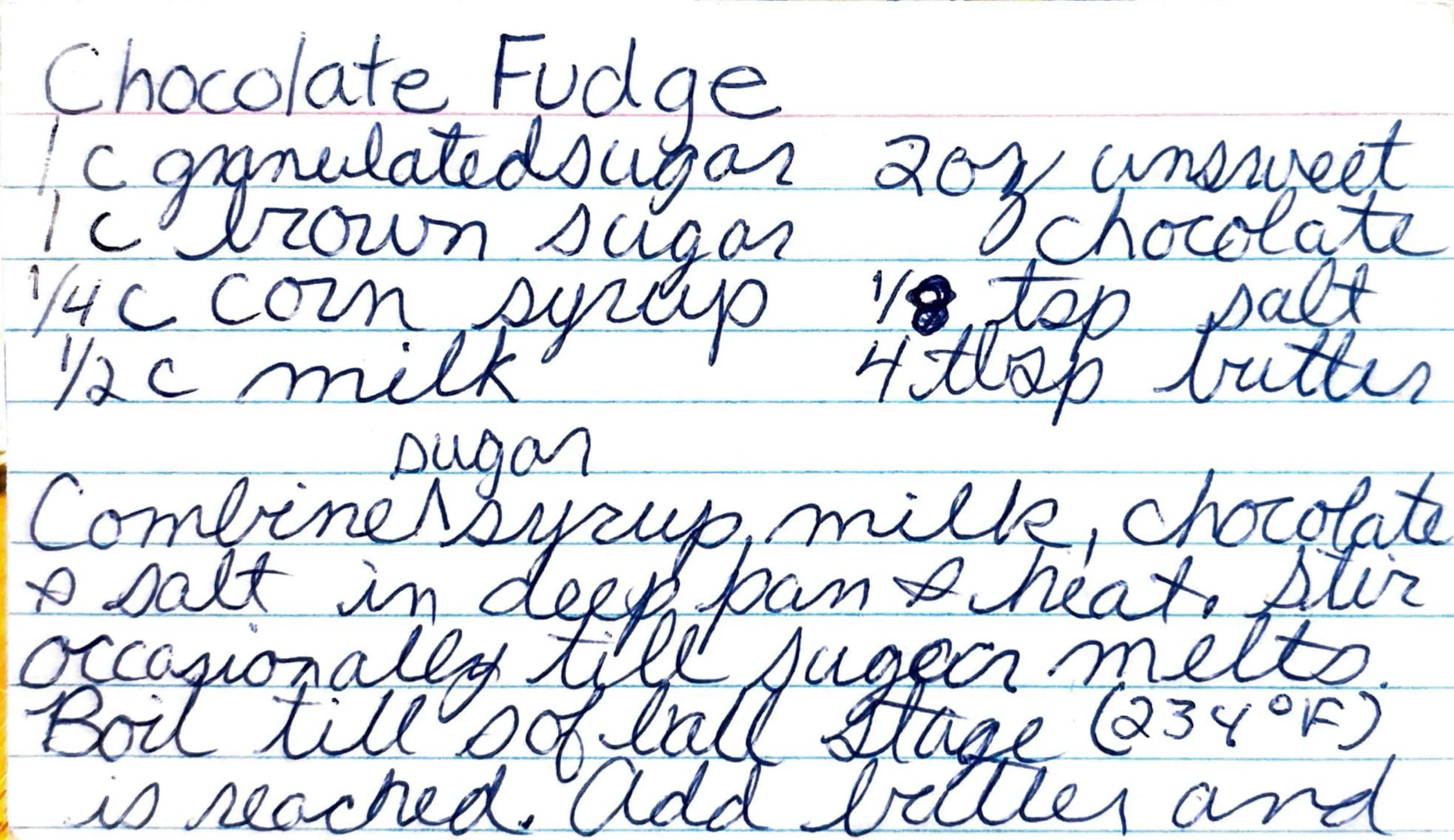 Chocolate Fudge