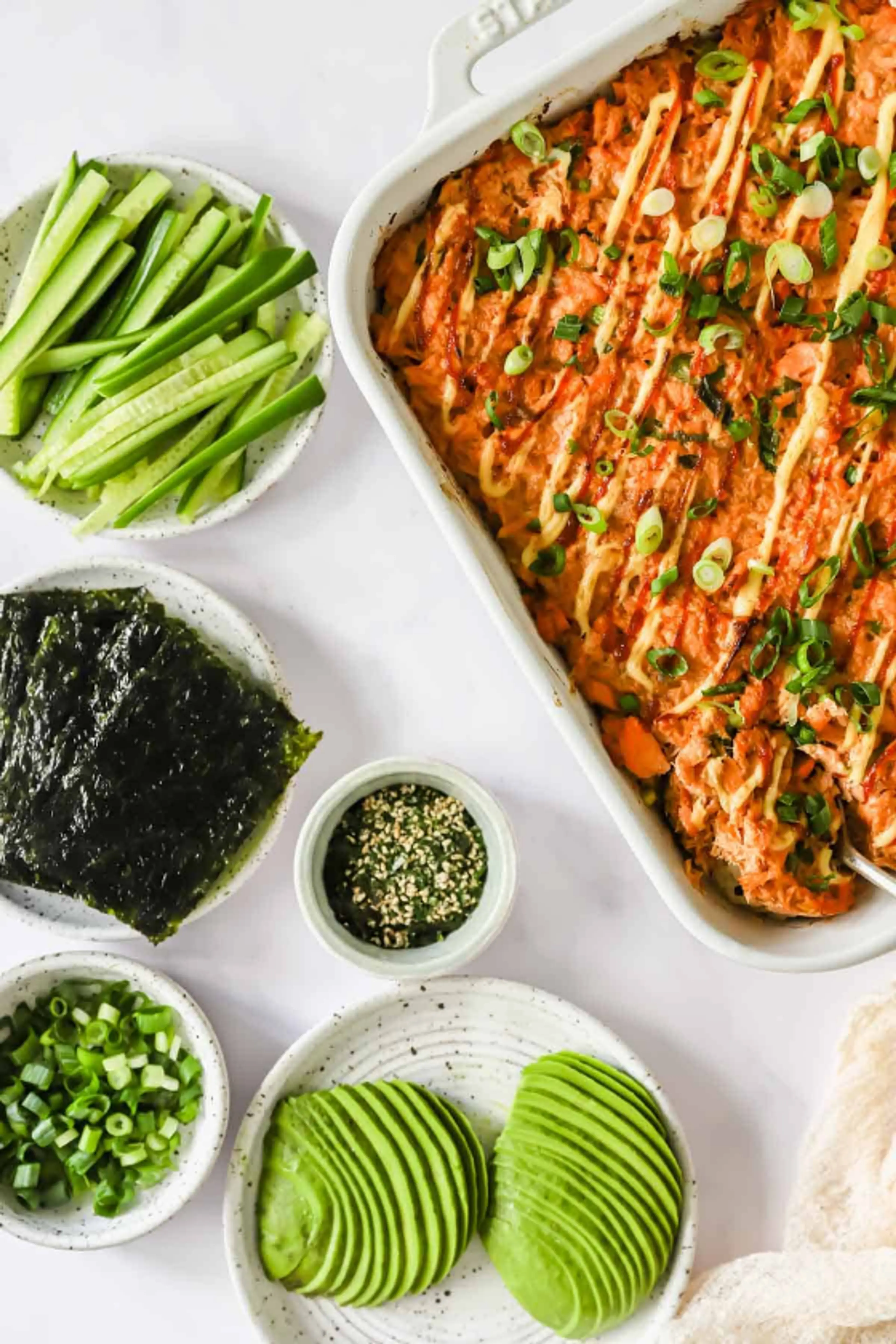 Salmon Sushi Bake (Ready in 25 Minutes)