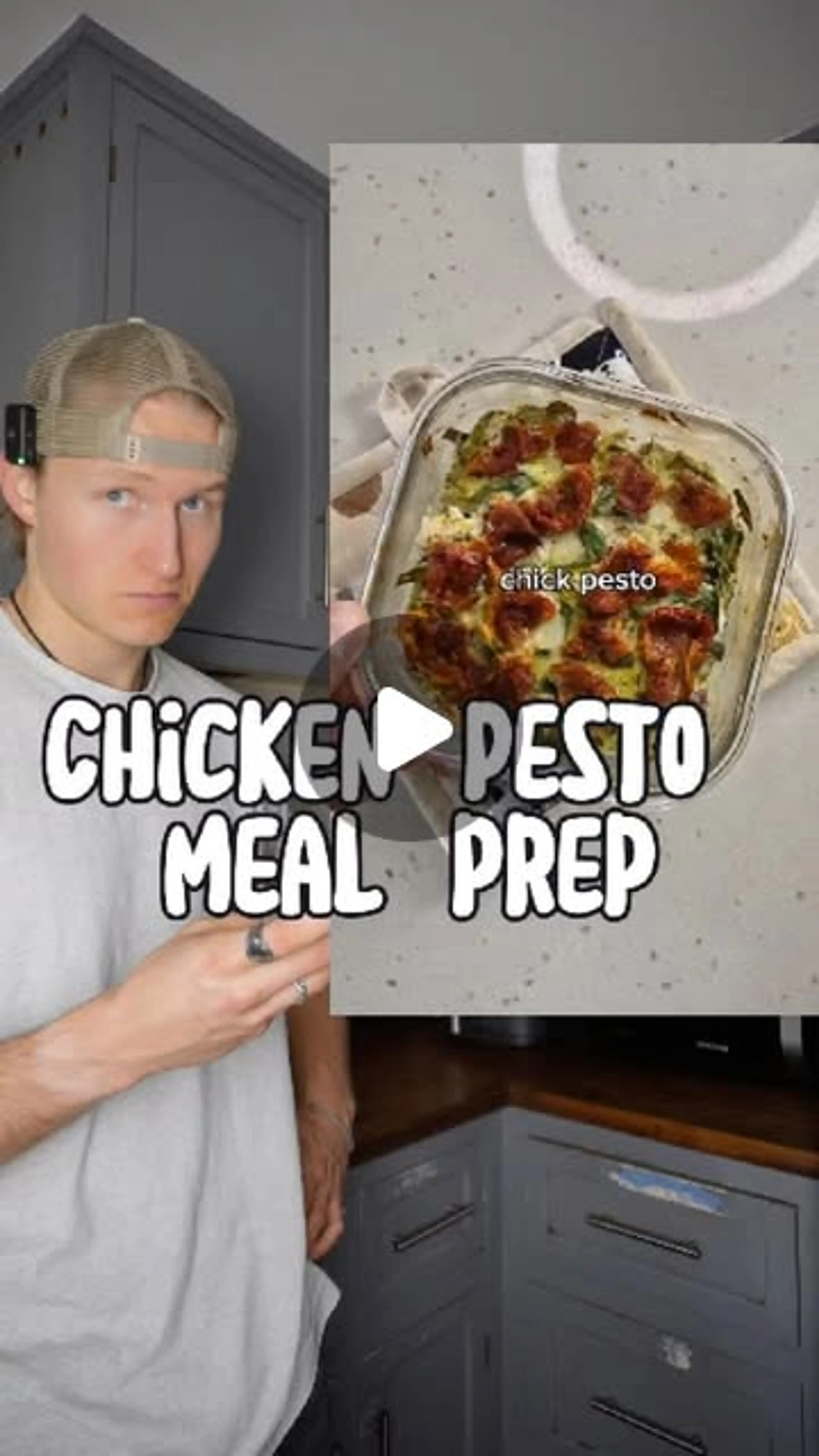 Chicken pesto bake