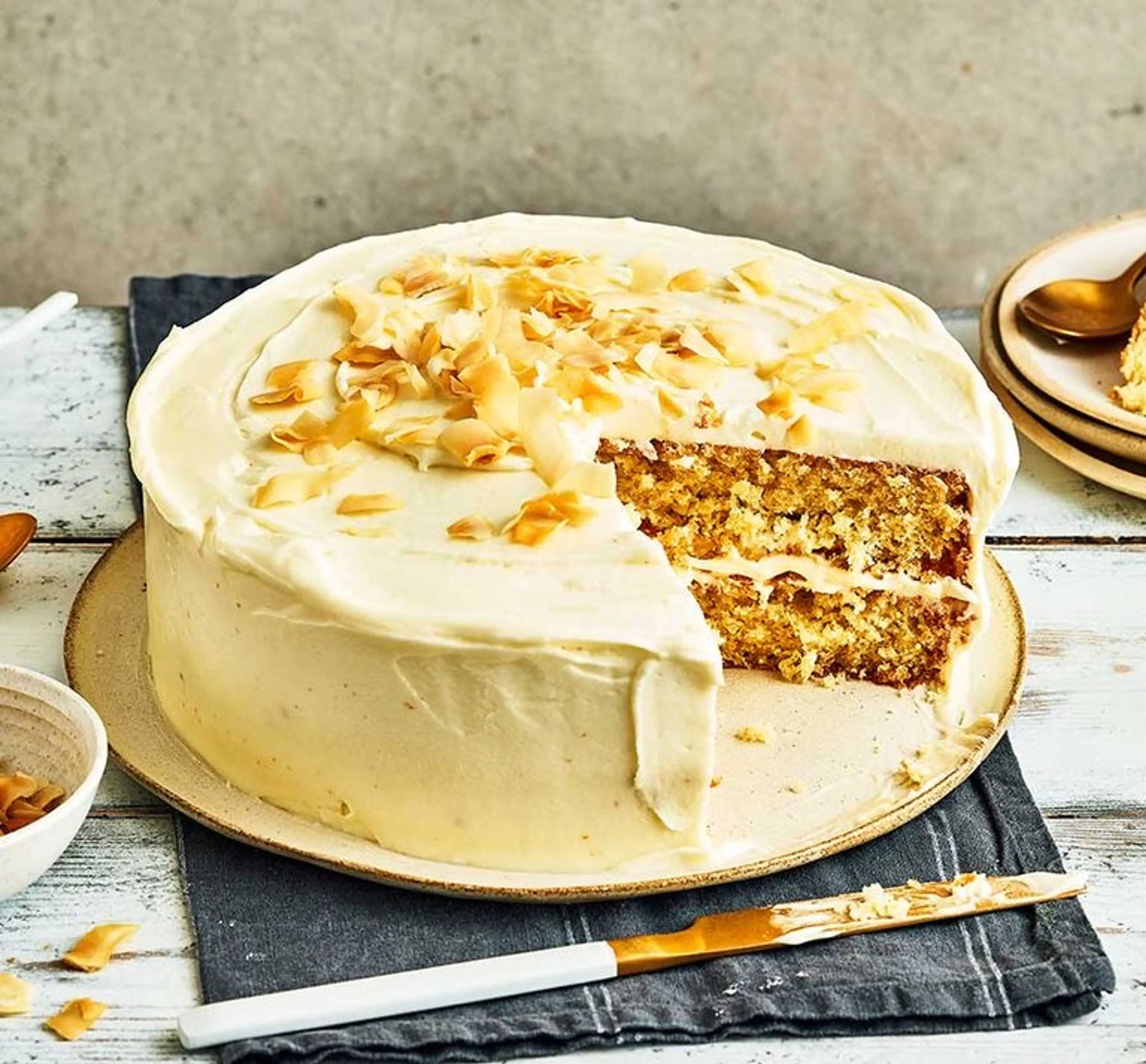 Coconut layer cake