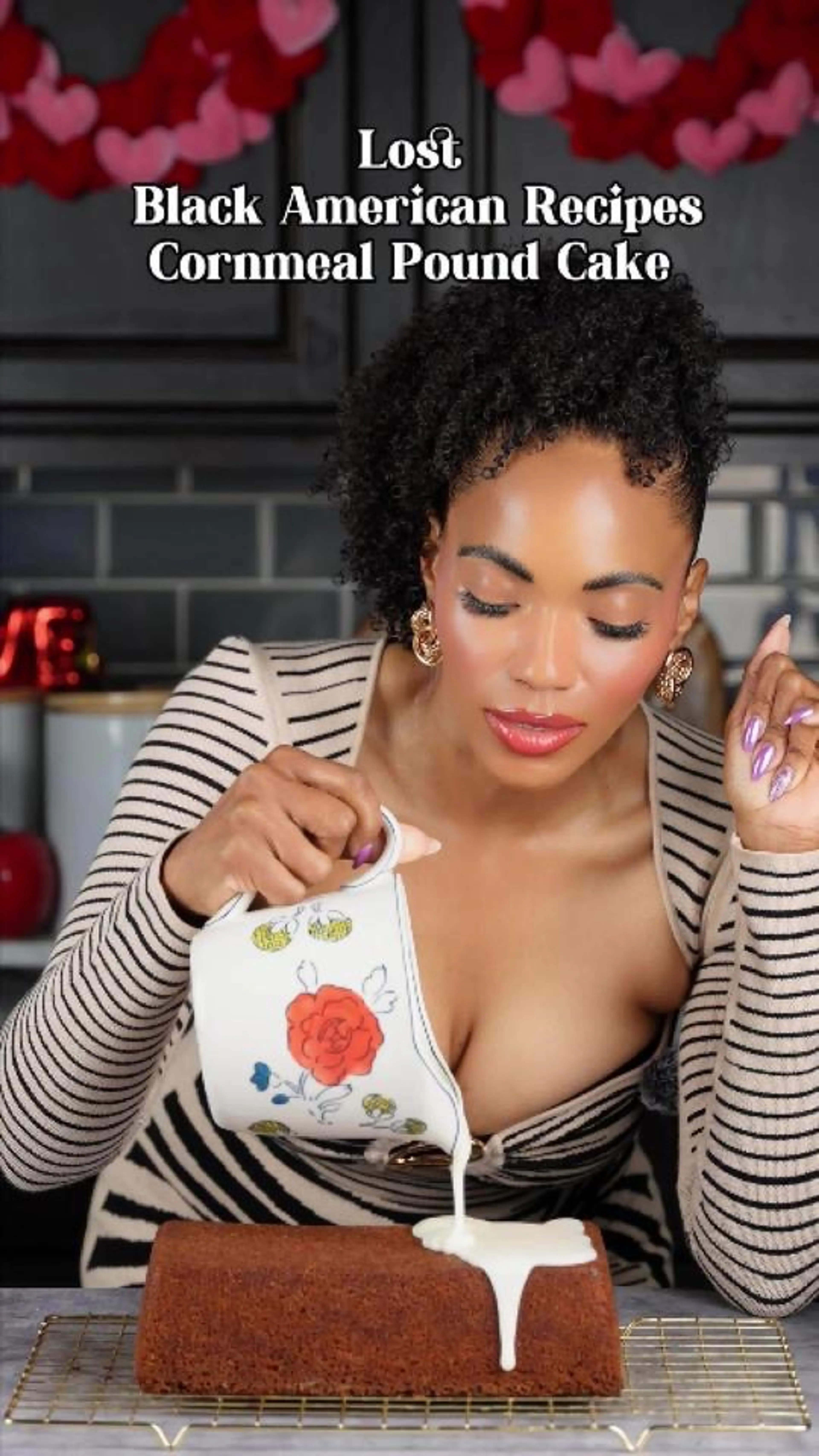 Lemon Buttermilk Cornmeal Pound Cake