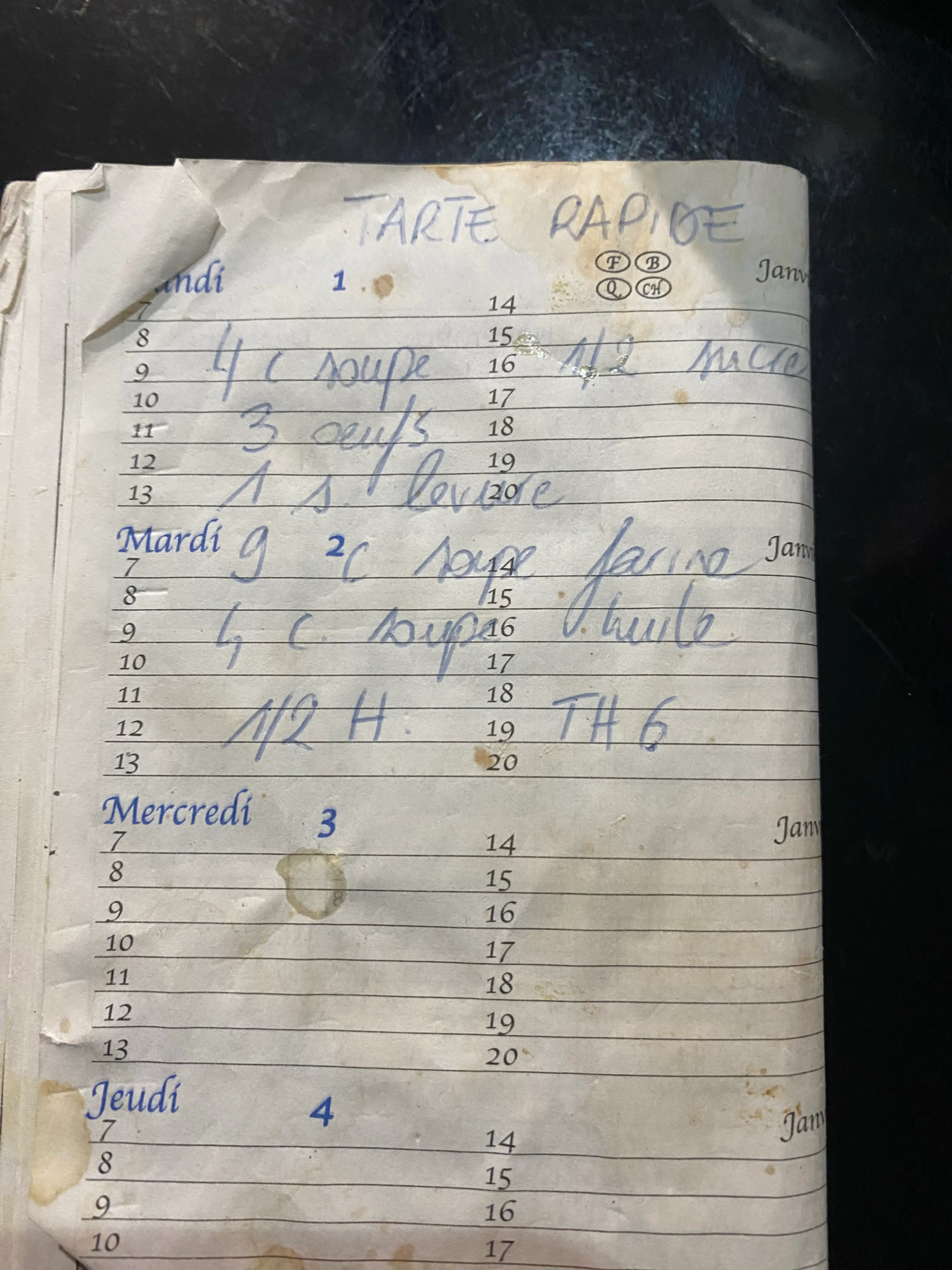 Tarte Rapide De Audrey