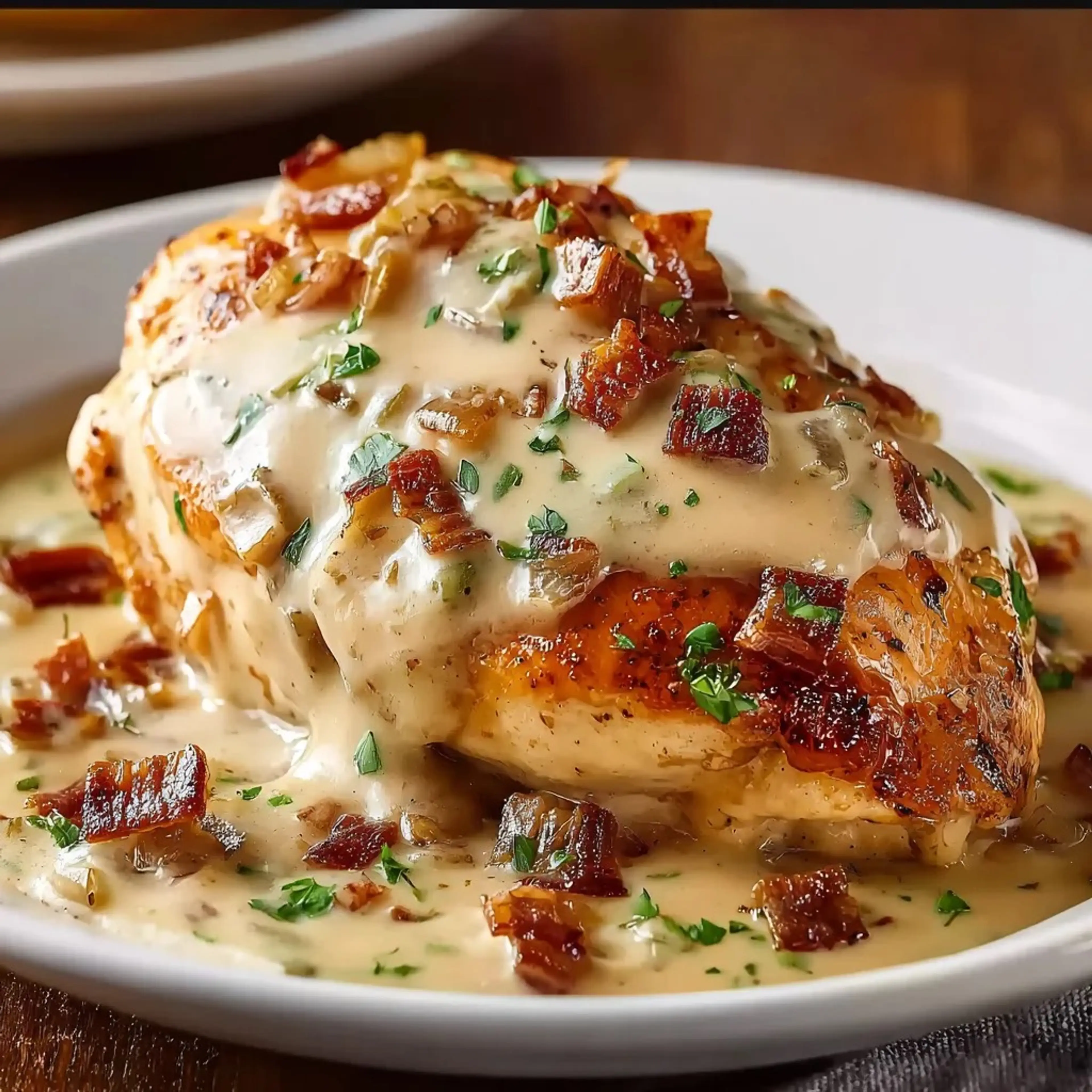 Smothered Chicken w/Gravy - Texas Roadhouse Copycat