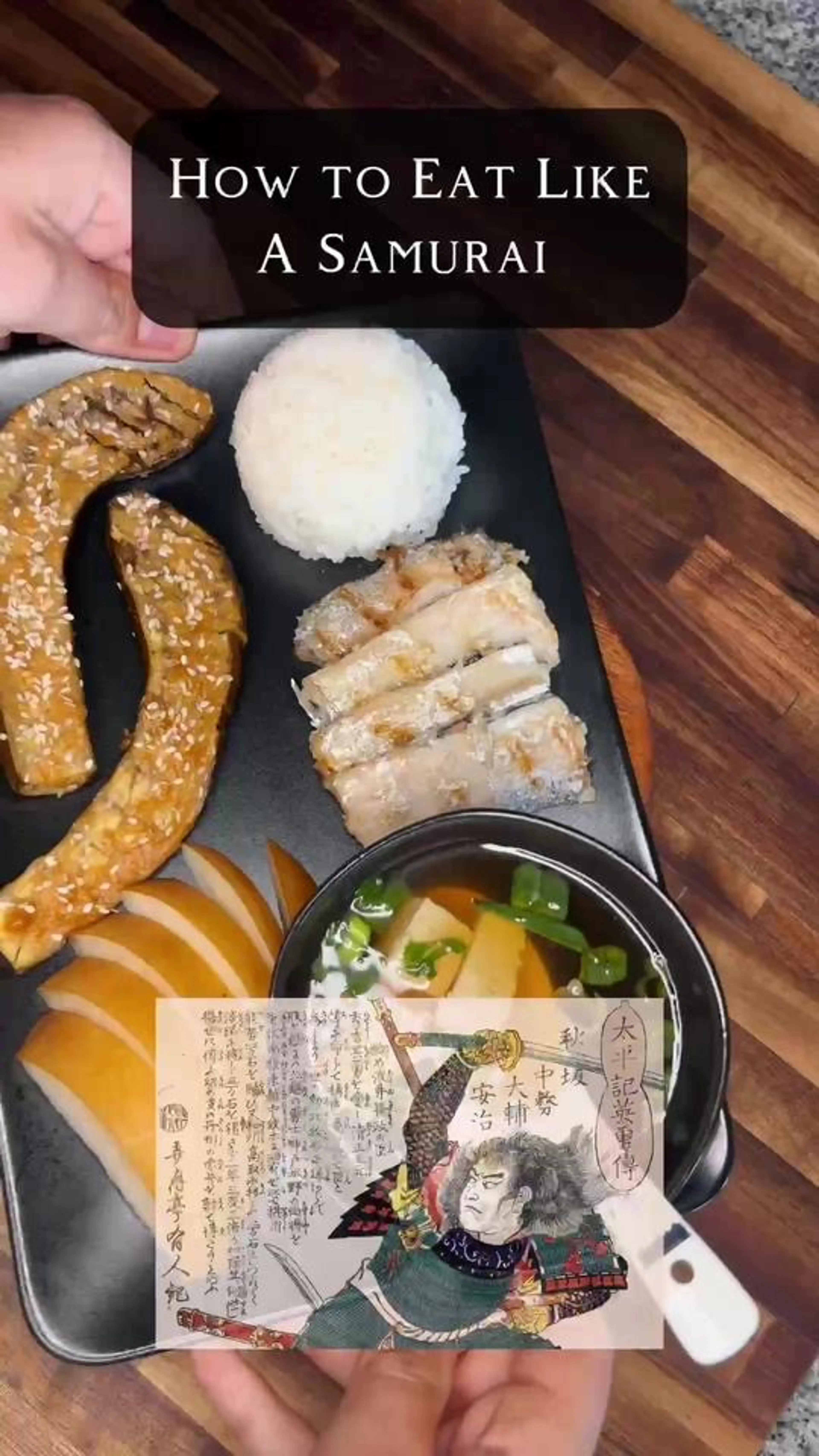 Edo Period Samurai Meal (1600s