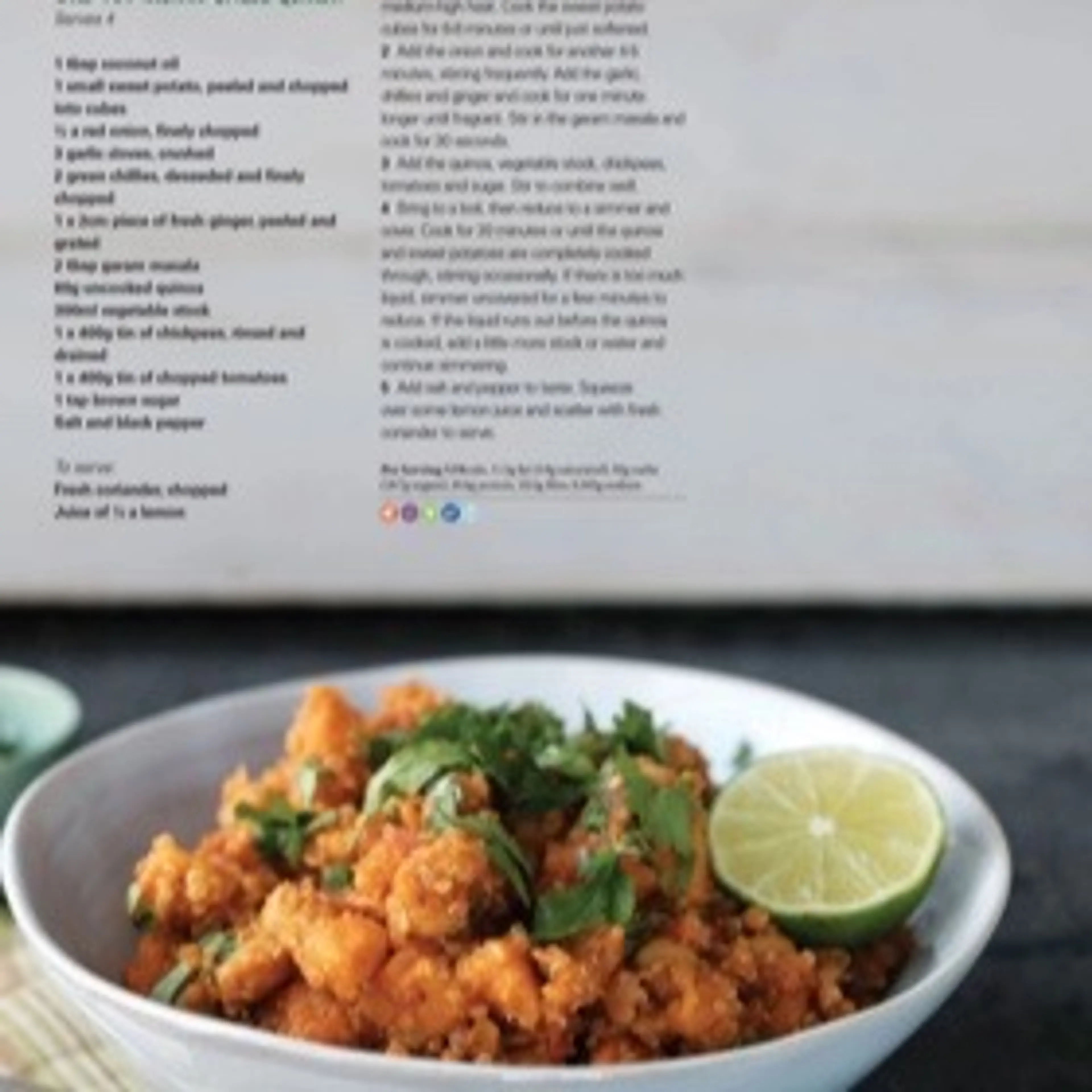 ONE-POT INDIAN-SPICED QUINOA