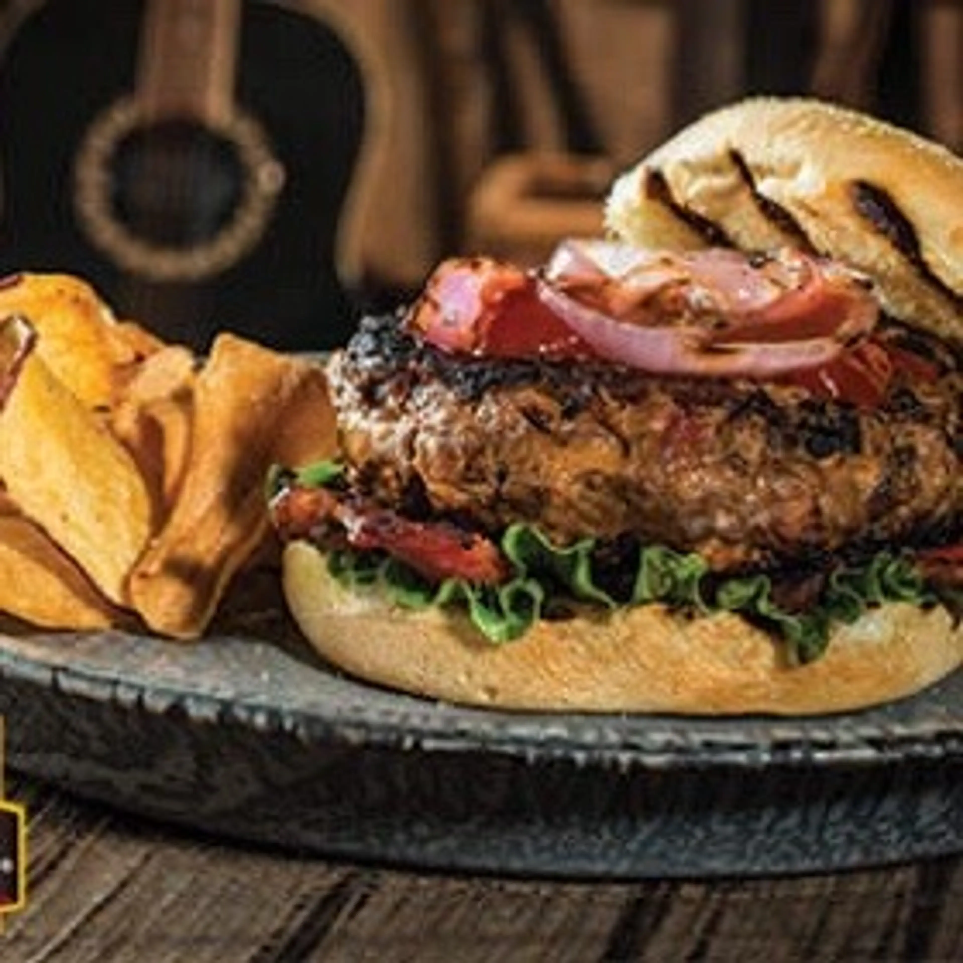 Mixed-In Bacon Cheddar Burger