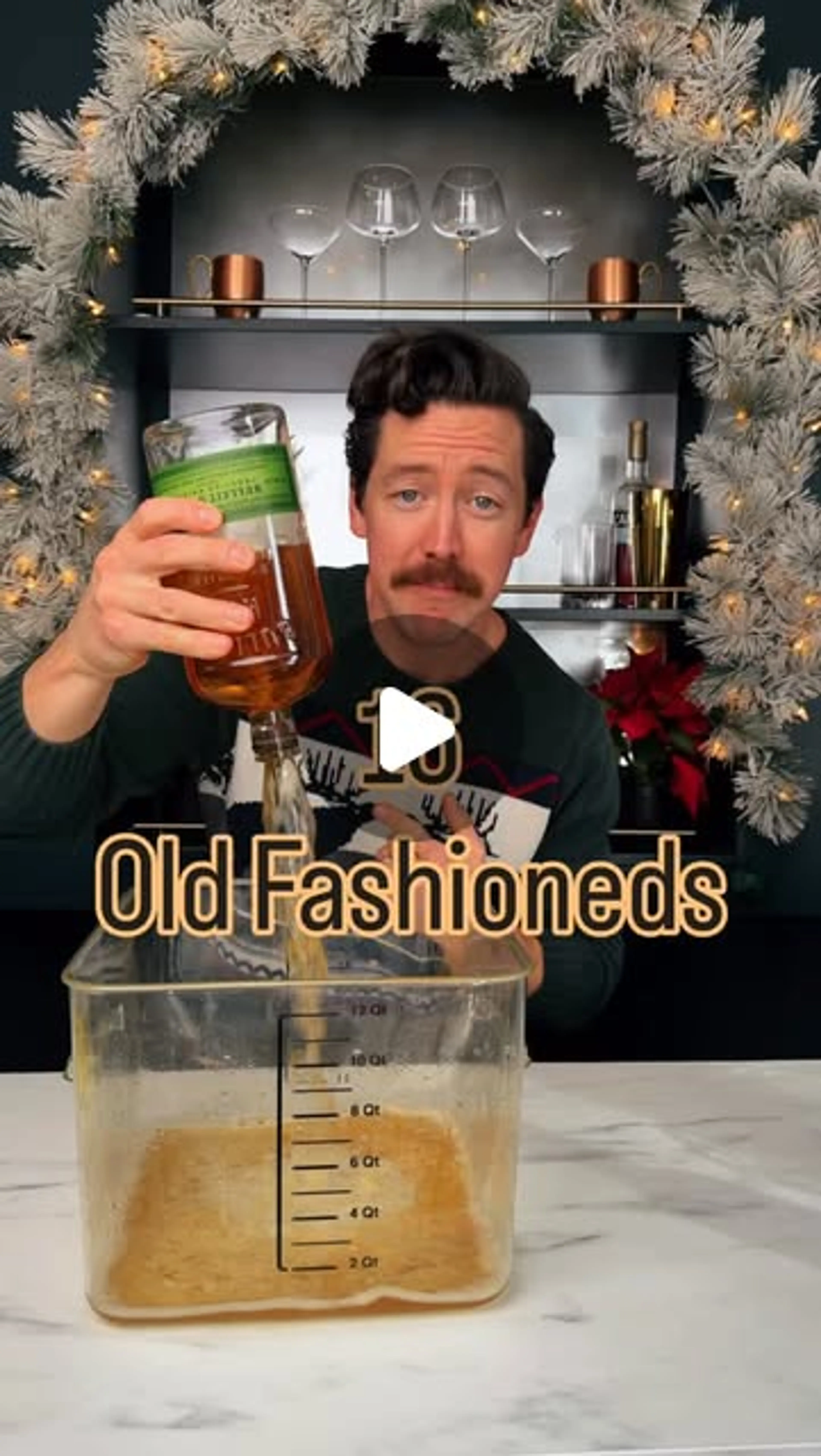 Batched Old Fashioned (16 Drinks)