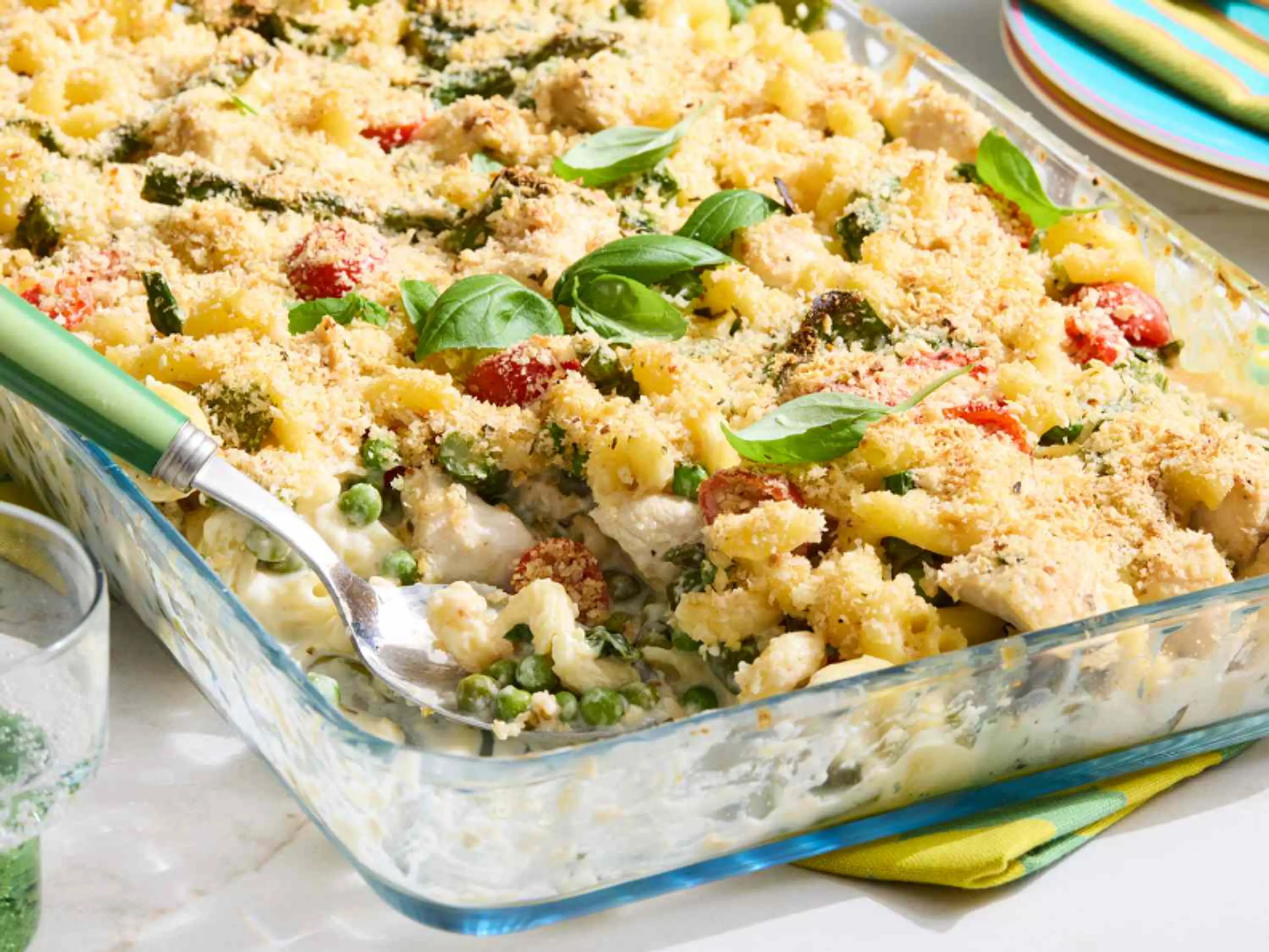 Chicken Primavera Pasta Bake
