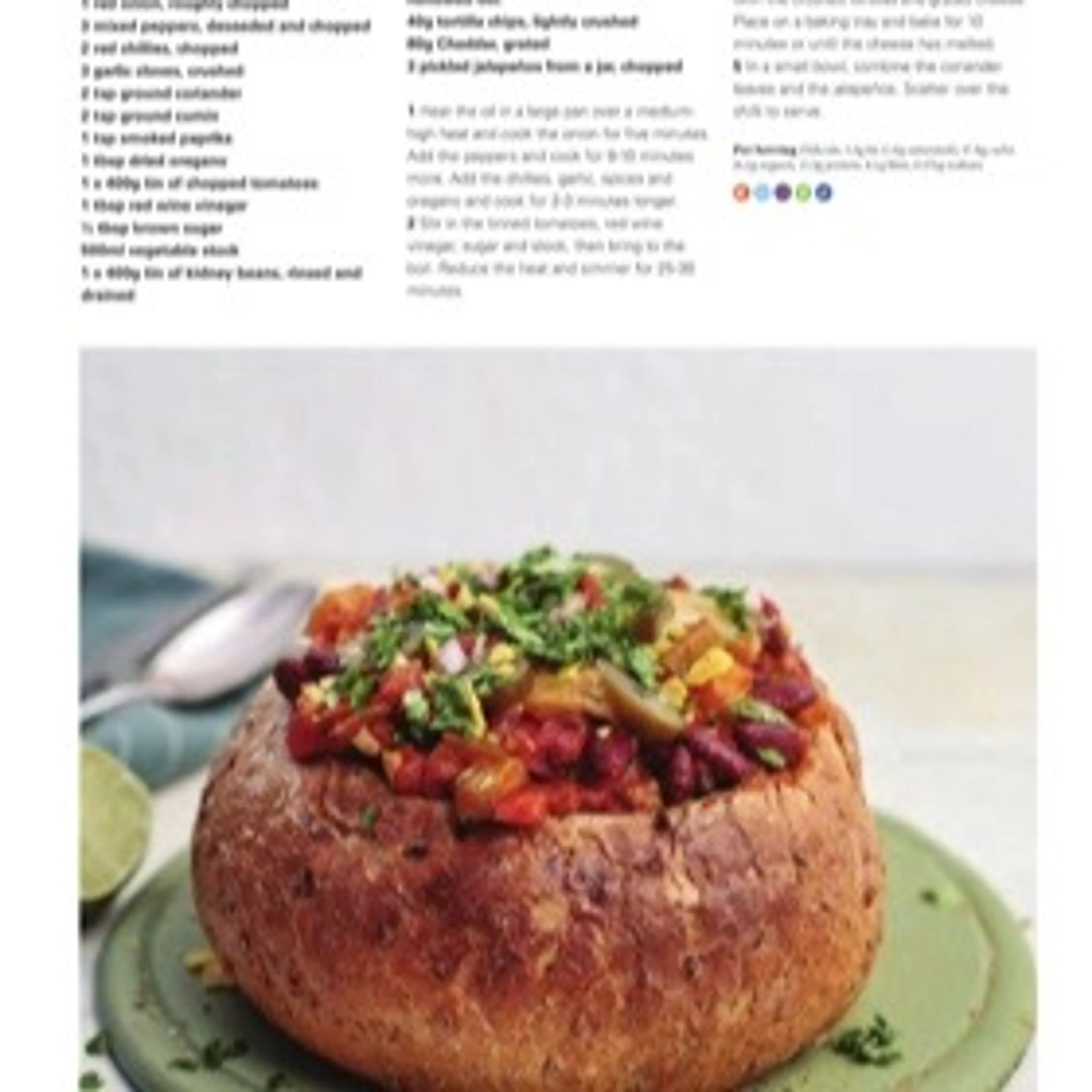VEGGIE CHILLI BOWLS