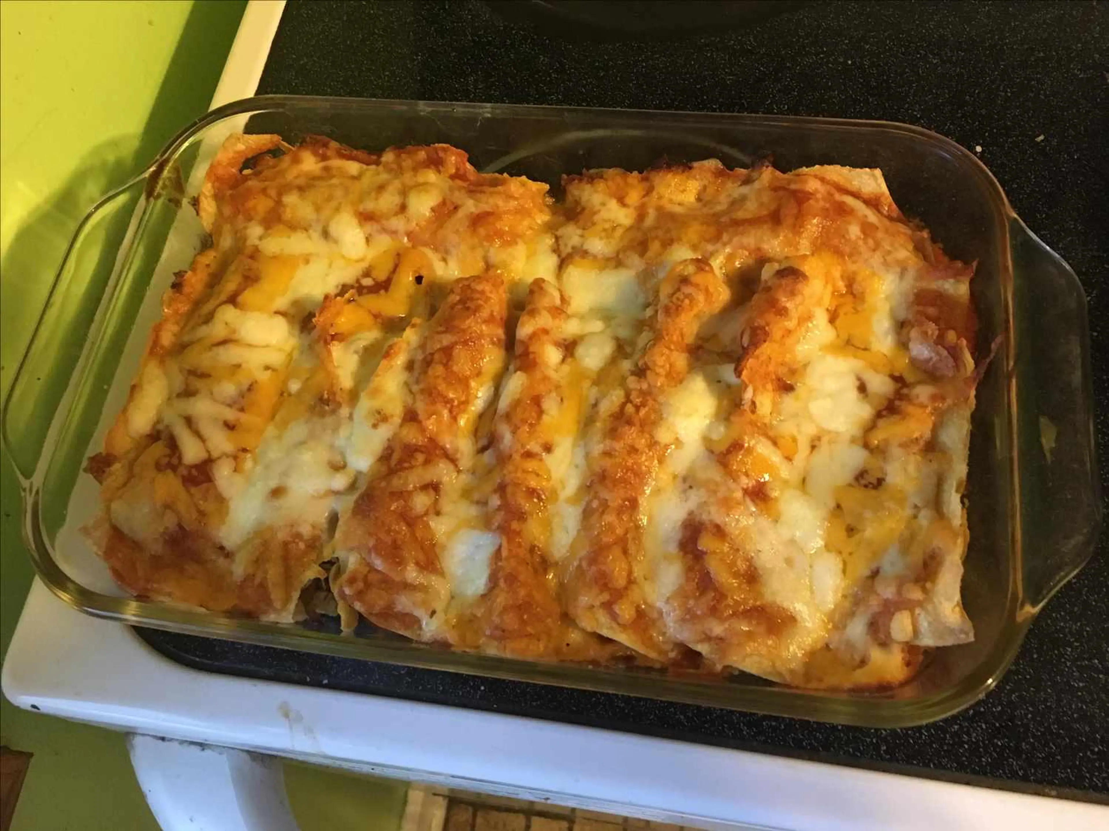 Bacon-Ranch Chicken Enchiladas